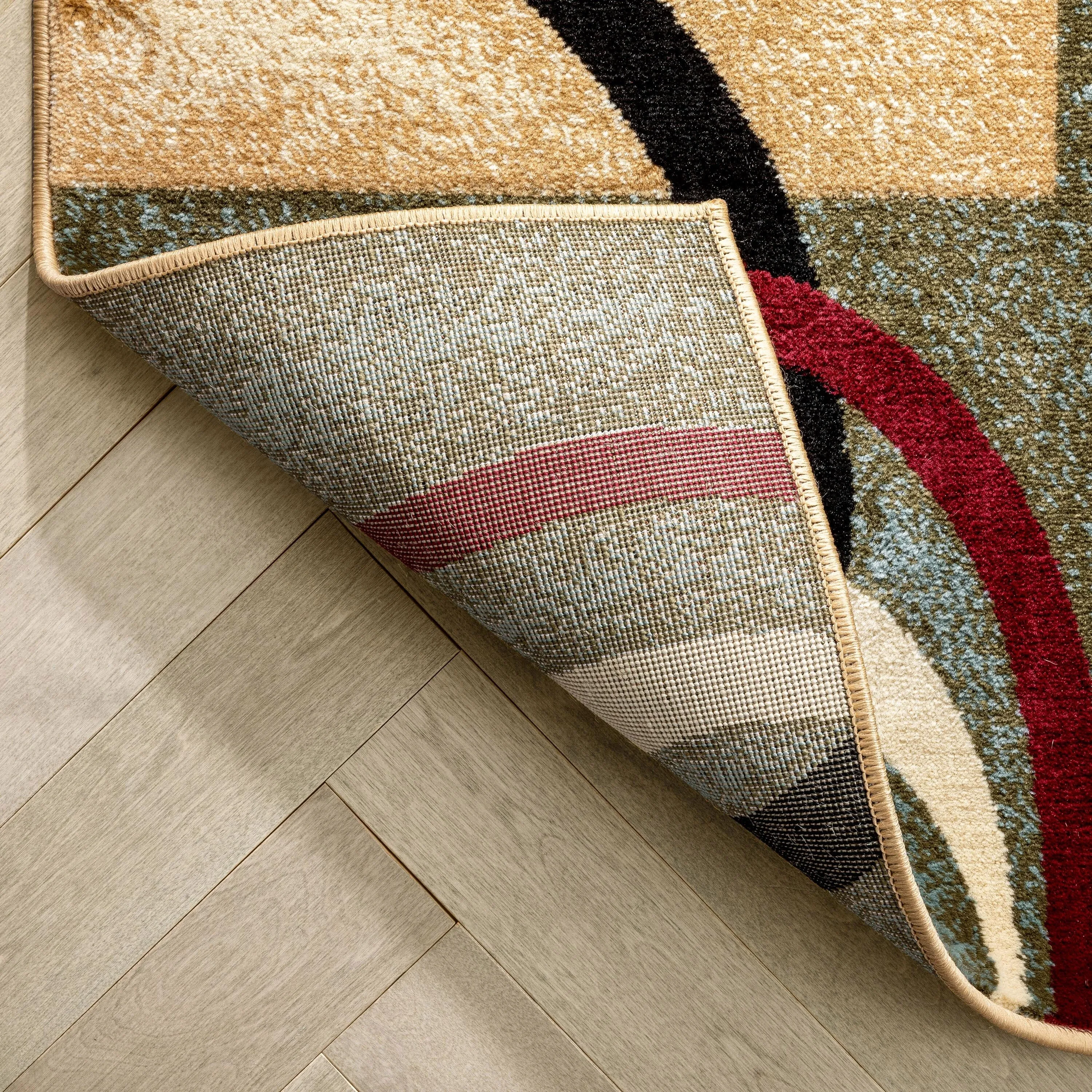 Well Woven Barclay Arcs & Shapes Modern Geometric Circles Area Rug