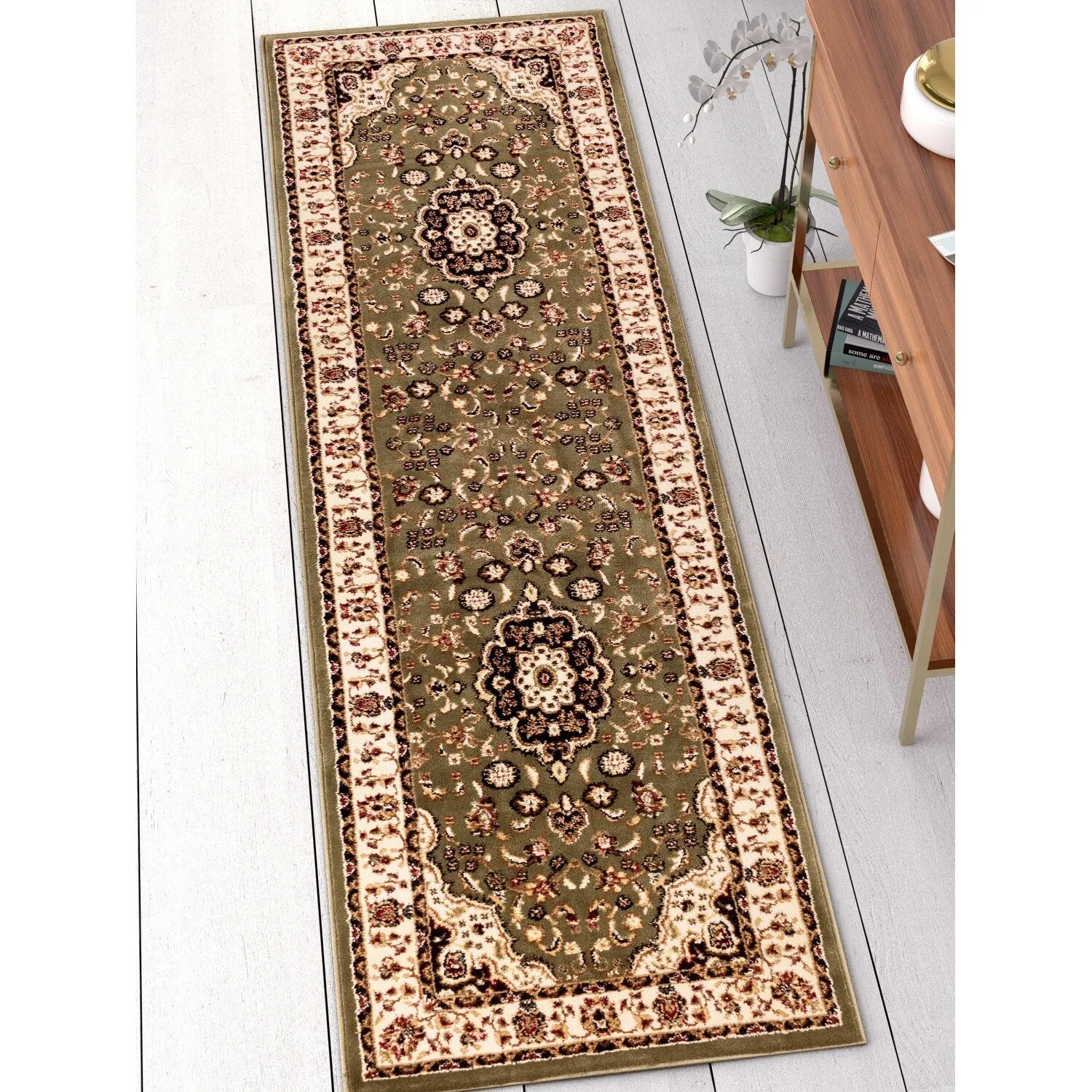 Well Woven Barclay Medallion Kashan Oriental Persian Area Rug