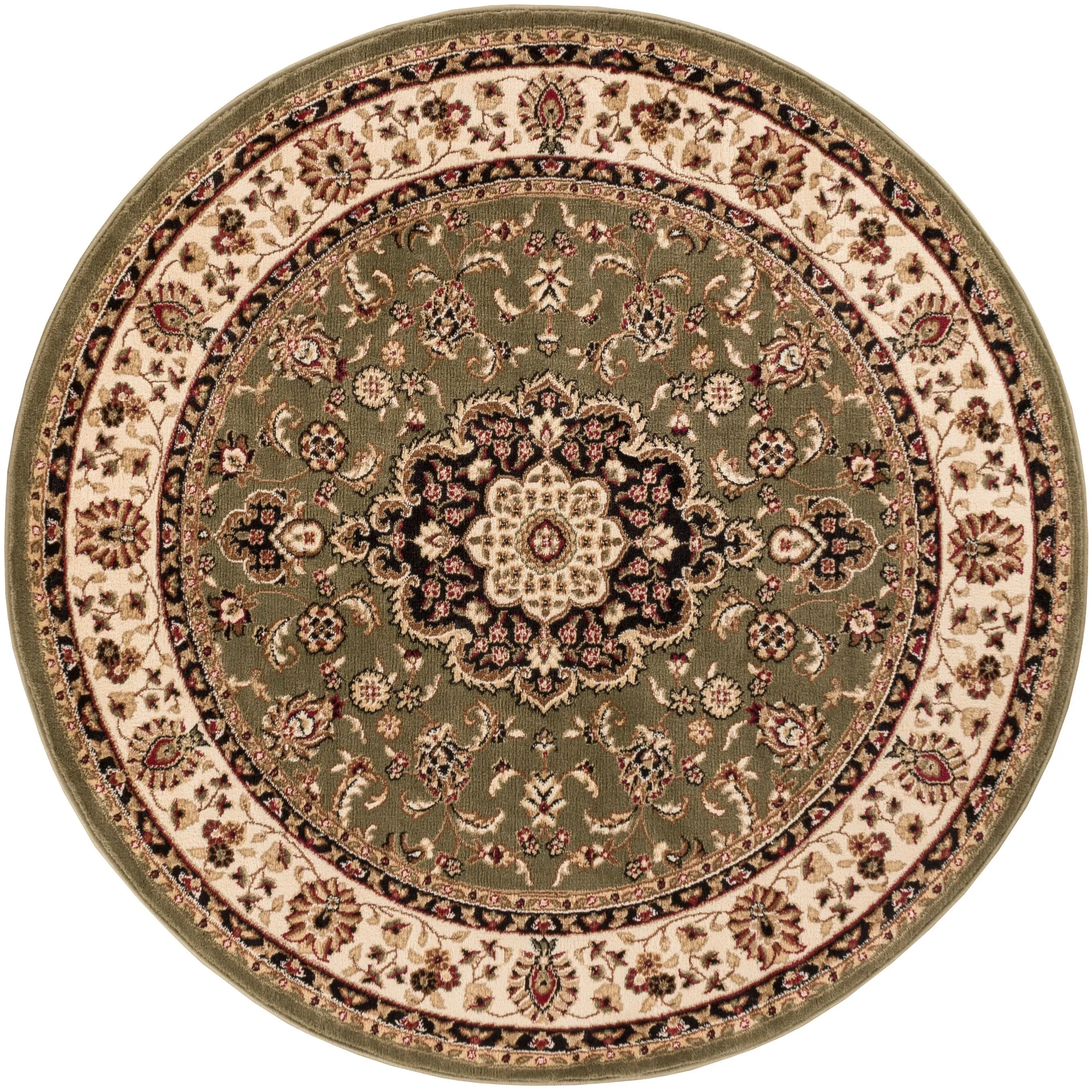 Well Woven Barclay Medallion Kashan Oriental Persian Area Rug