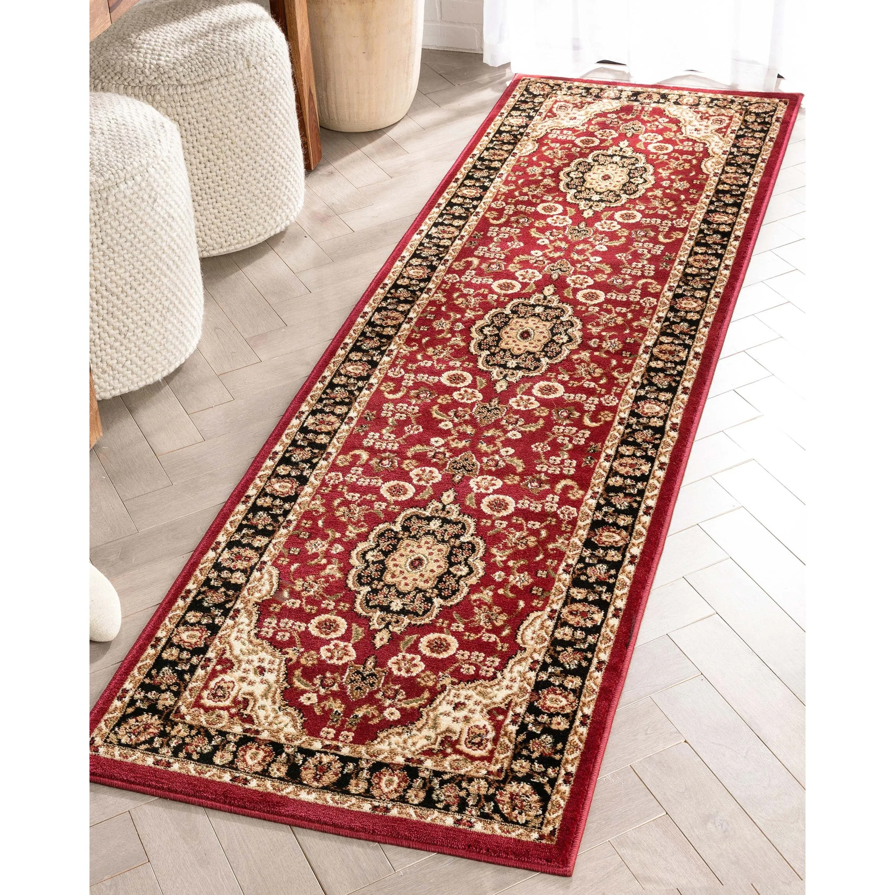 Well Woven Barclay Medallion Kashan Oriental Persian Area Rug