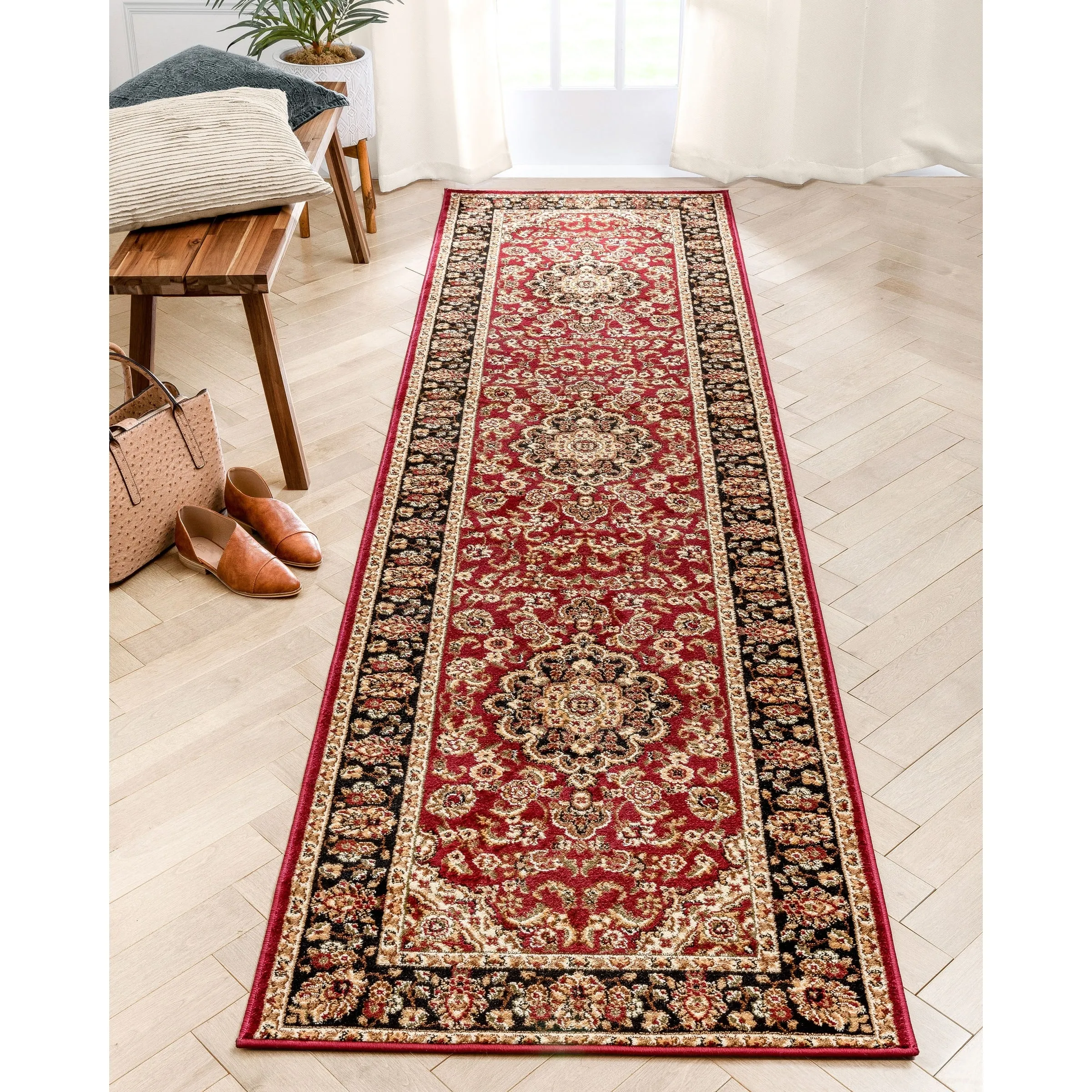 Well Woven Barclay Medallion Kashan Oriental Persian Area Rug