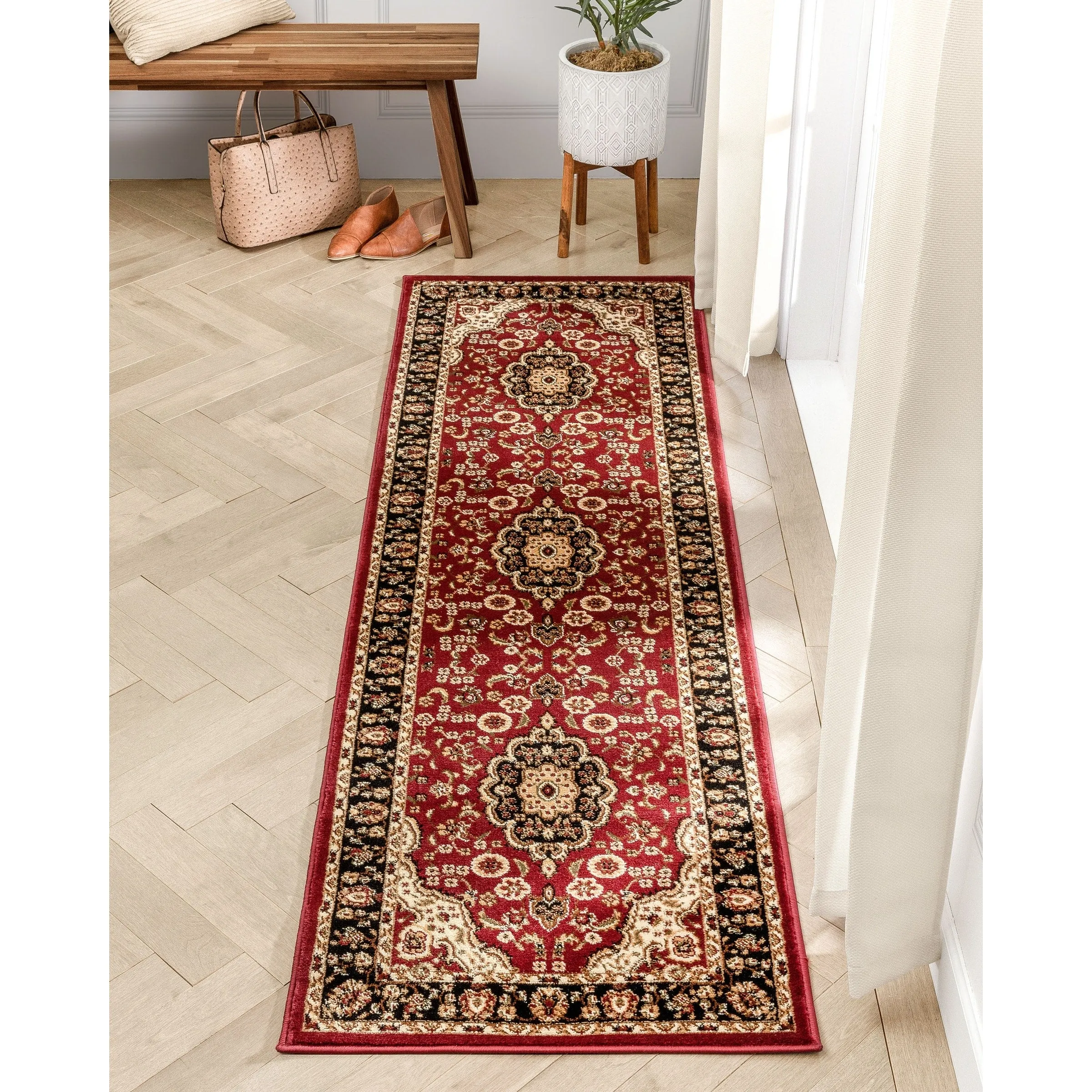 Well Woven Barclay Medallion Kashan Oriental Persian Area Rug