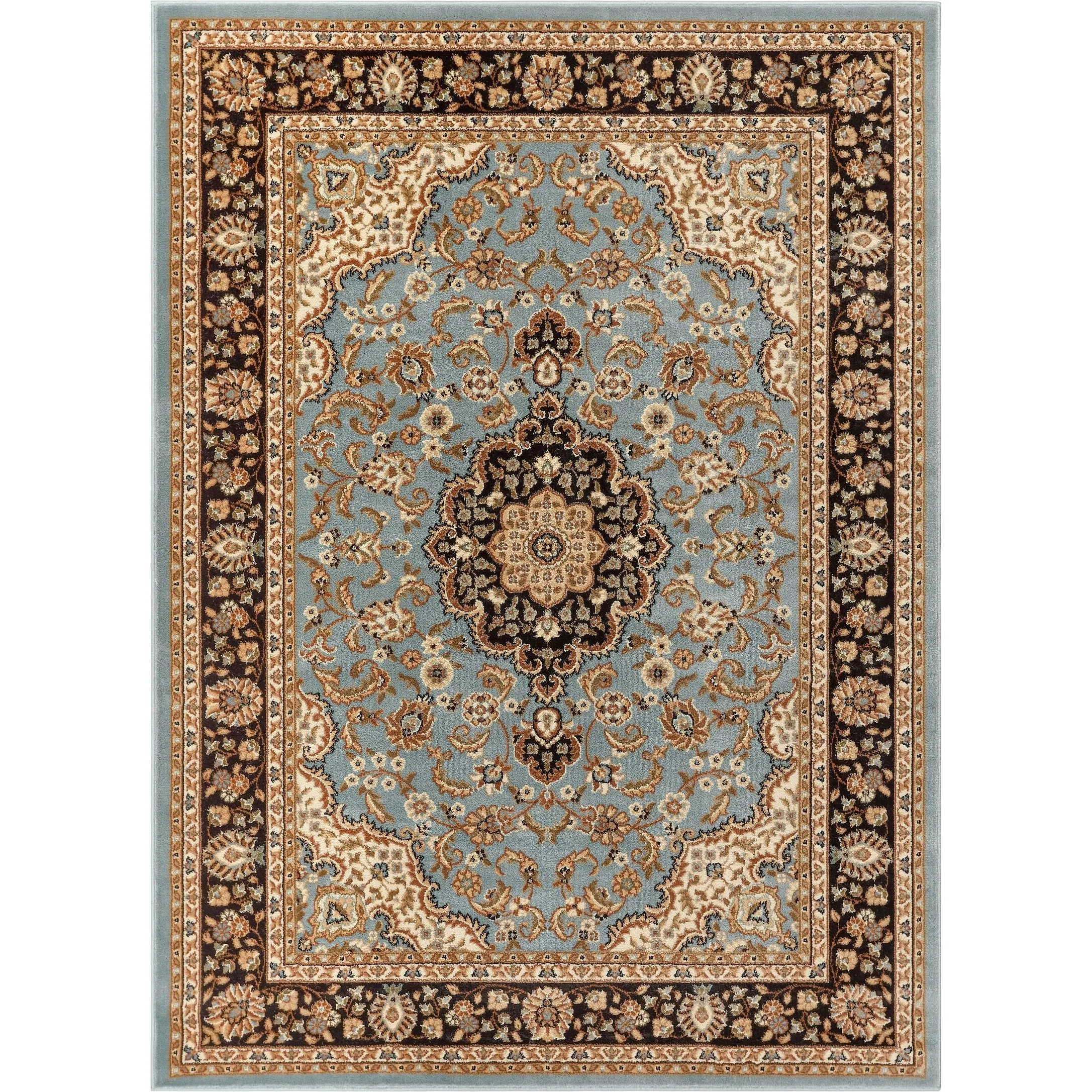 Well Woven Barclay Medallion Kashan Oriental Persian Area Rug