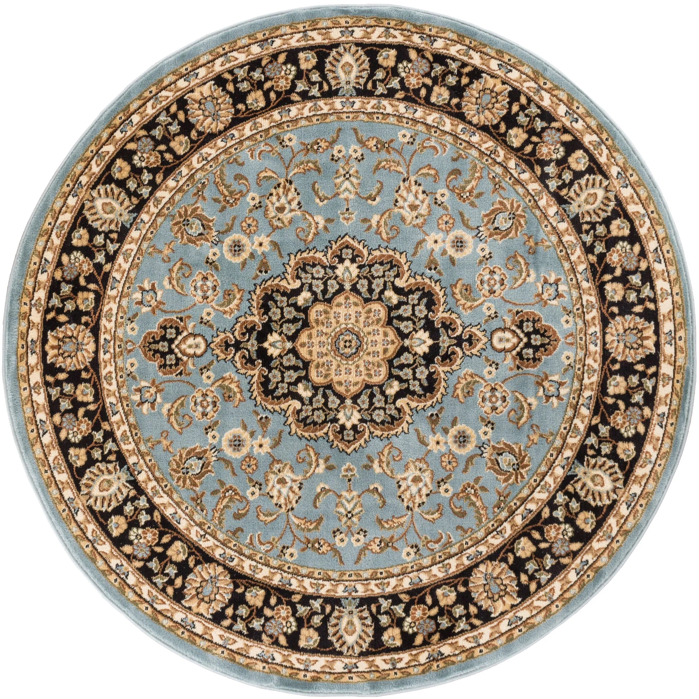 Well Woven Barclay Medallion Kashan Oriental Persian Area Rug