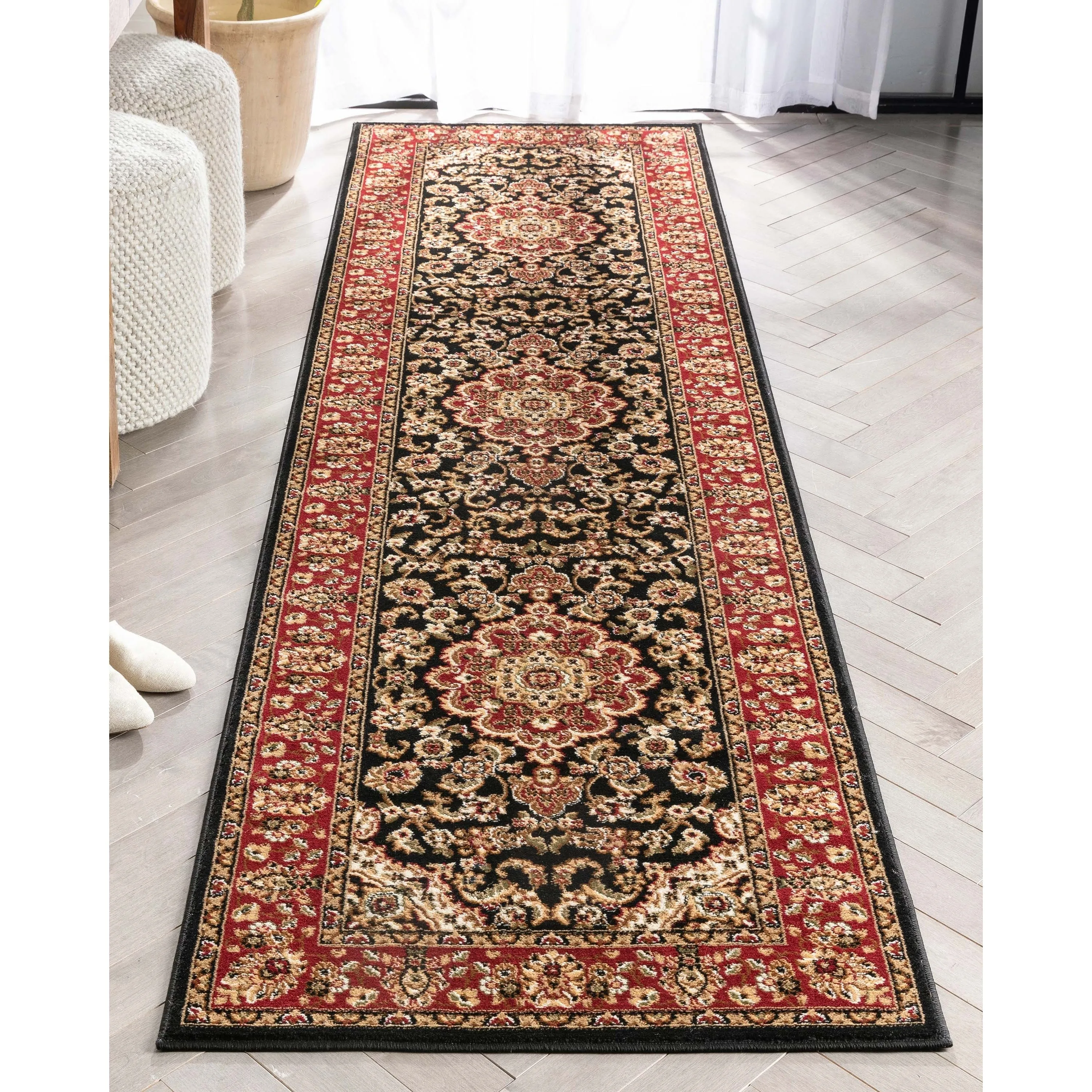 Well Woven Barclay Medallion Kashan Oriental Persian Area Rug