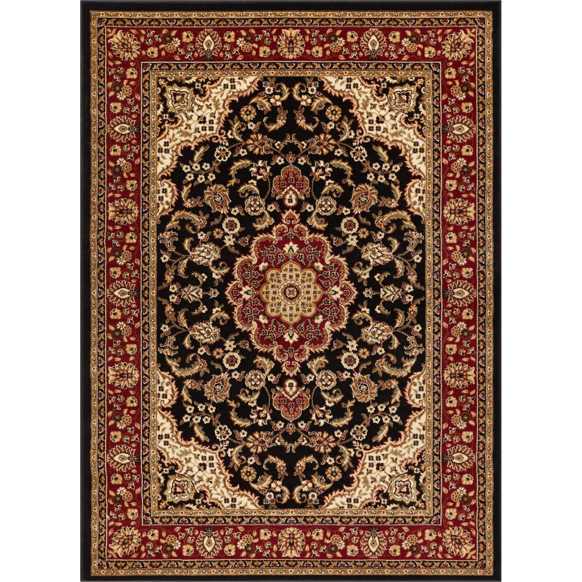 Well Woven Barclay Medallion Kashan Oriental Persian Area Rug