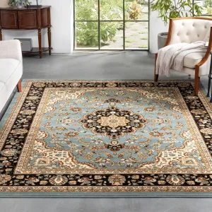 Well Woven Barclay Medallion Kashan Oriental Persian Area Rug