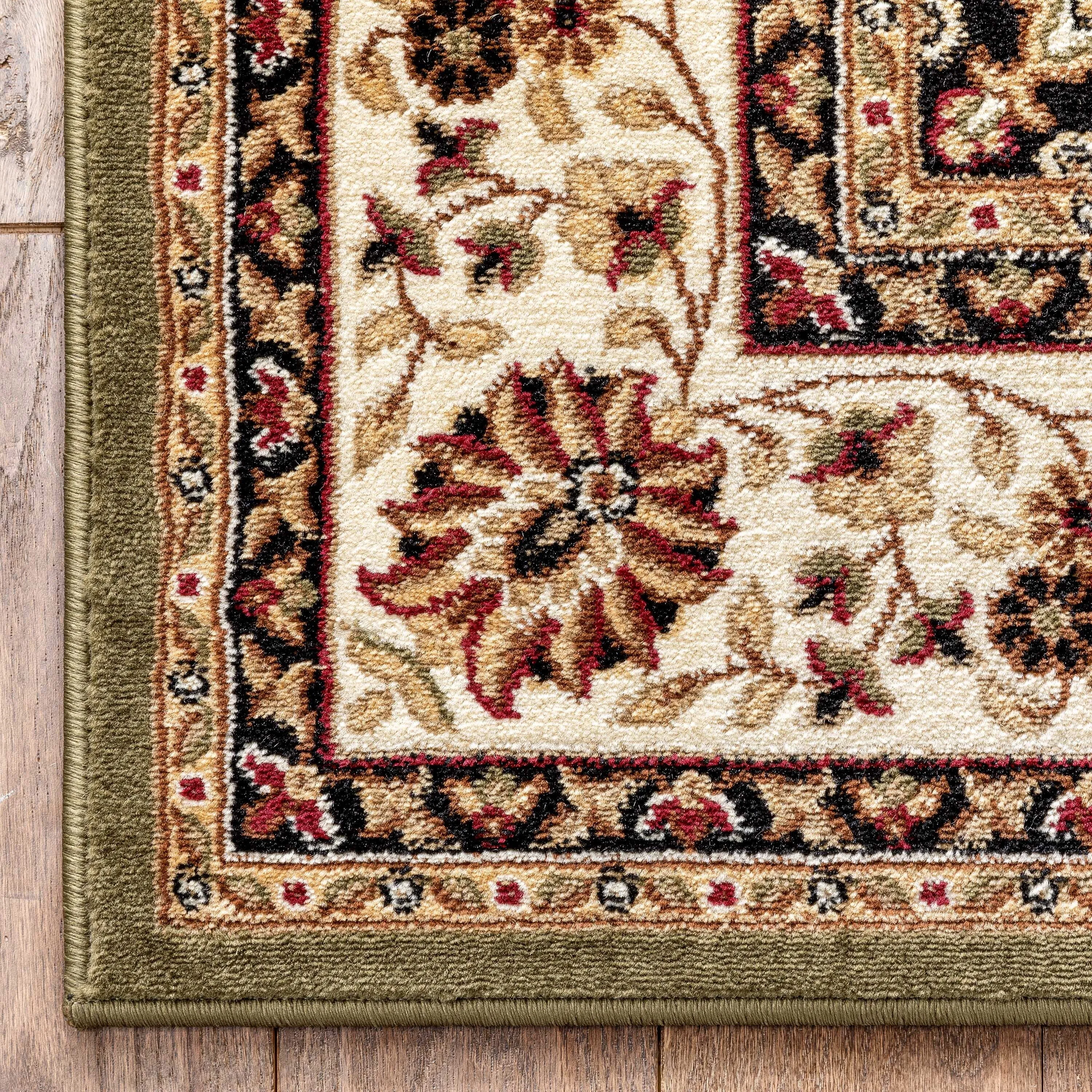 Well Woven Barclay Medallion Kashan Oriental Persian Area Rug