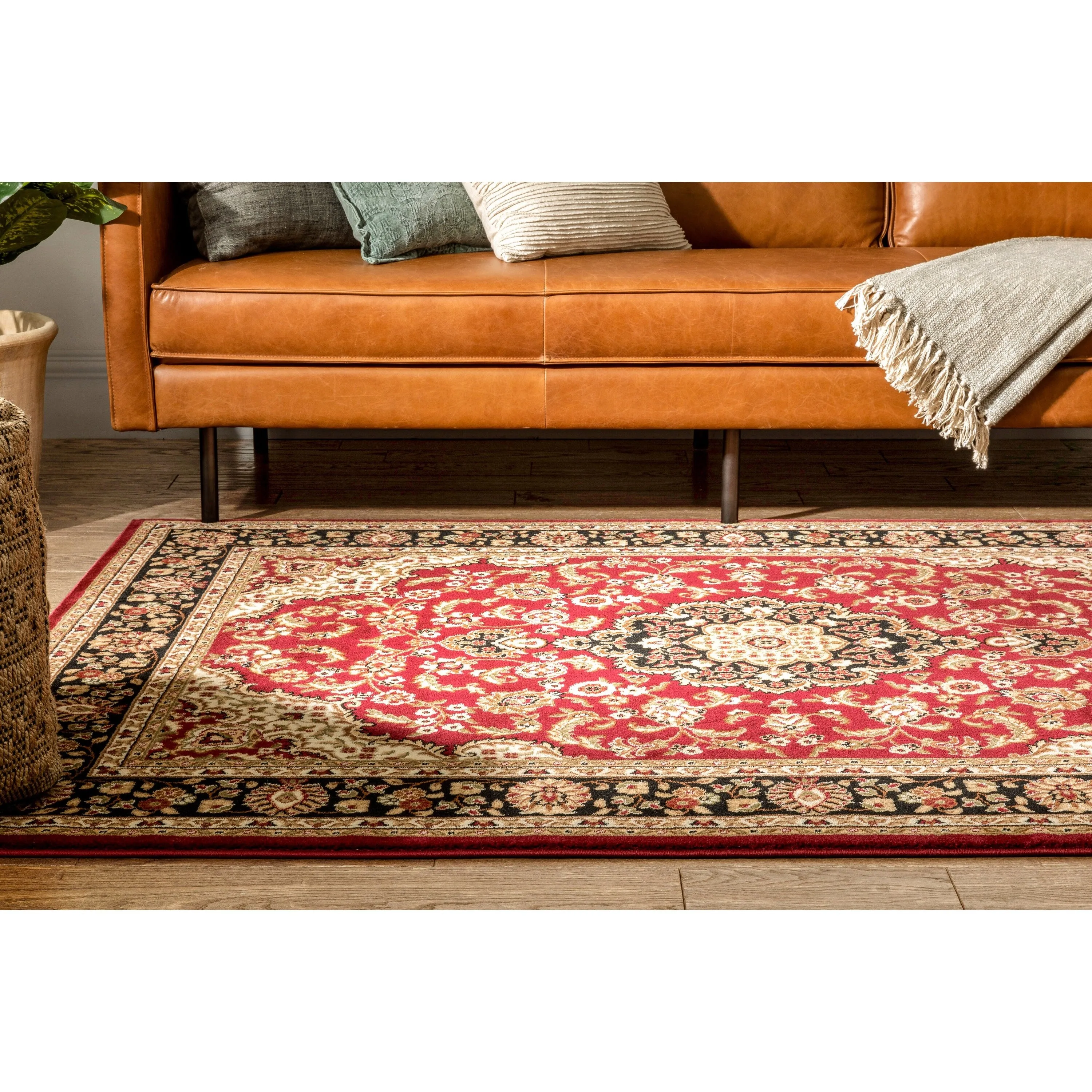 Well Woven Barclay Medallion Kashan Oriental Persian Area Rug