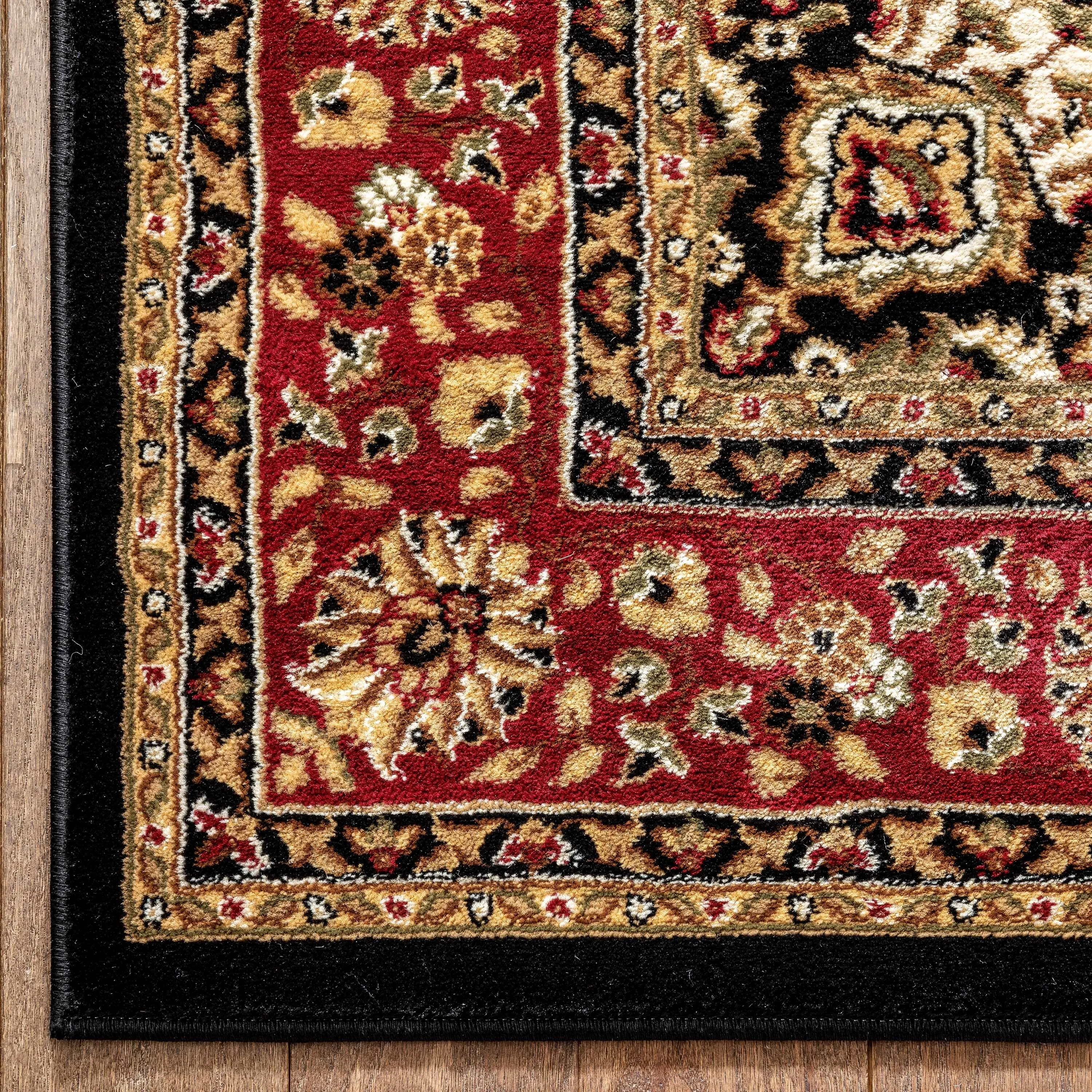 Well Woven Barclay Medallion Kashan Oriental Persian Area Rug
