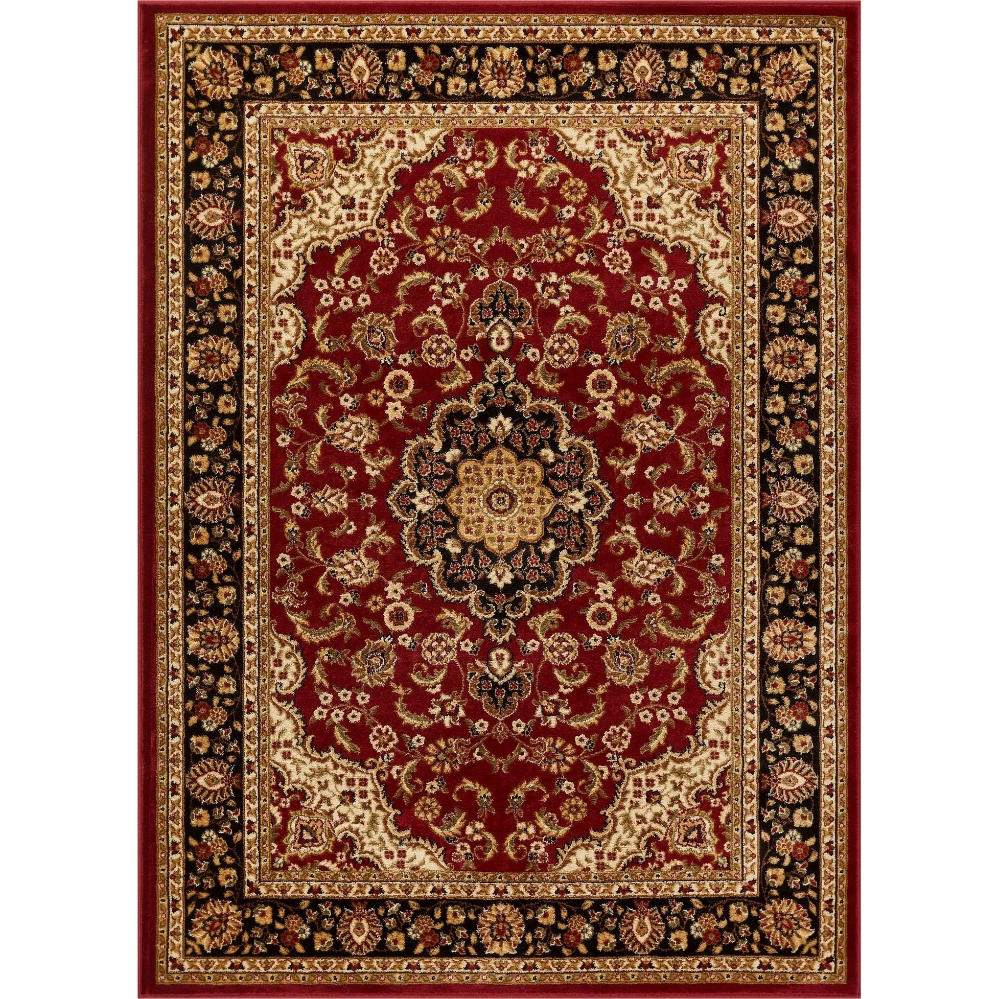 Well Woven Barclay Medallion Kashan Oriental Persian Area Rug