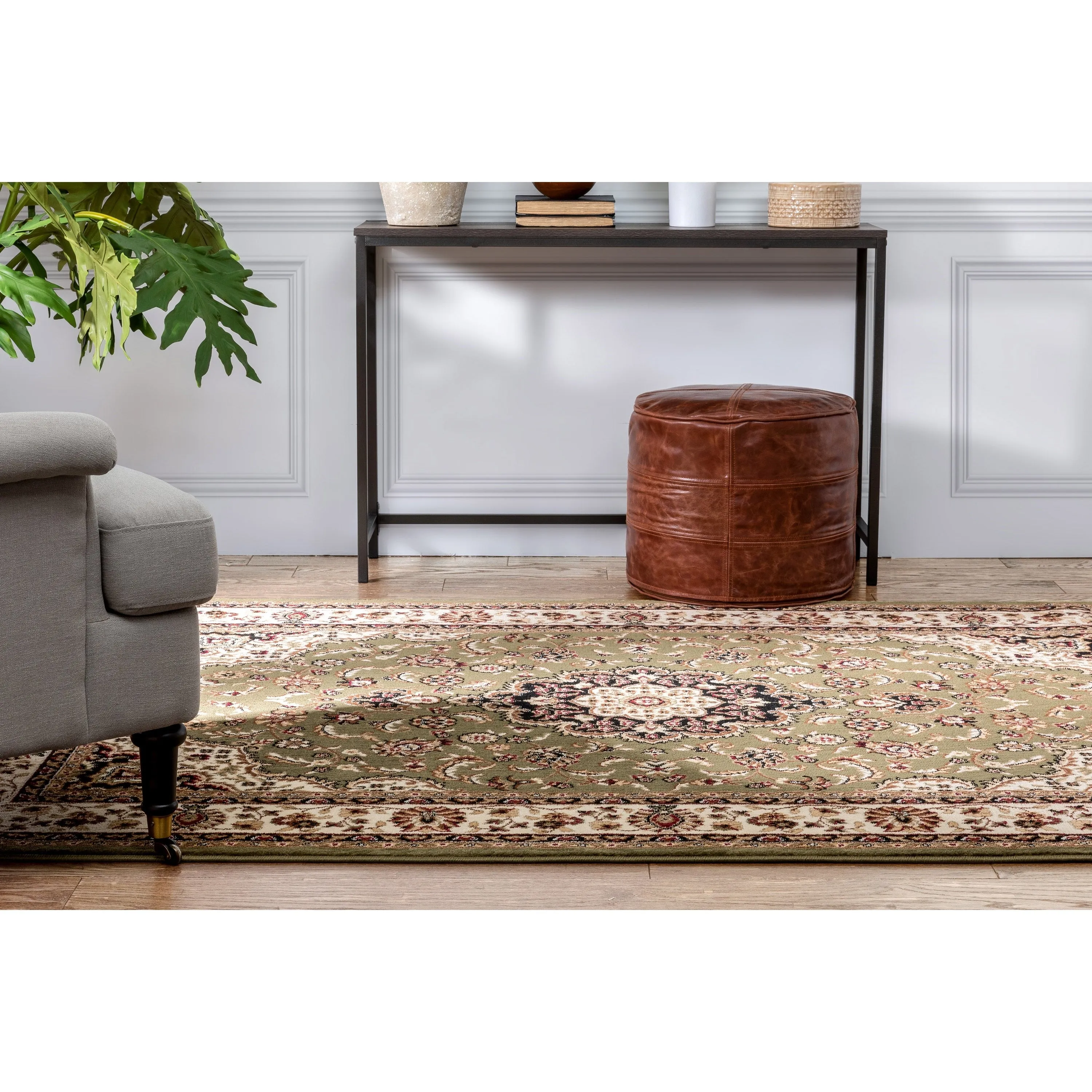 Well Woven Barclay Medallion Kashan Oriental Persian Area Rug