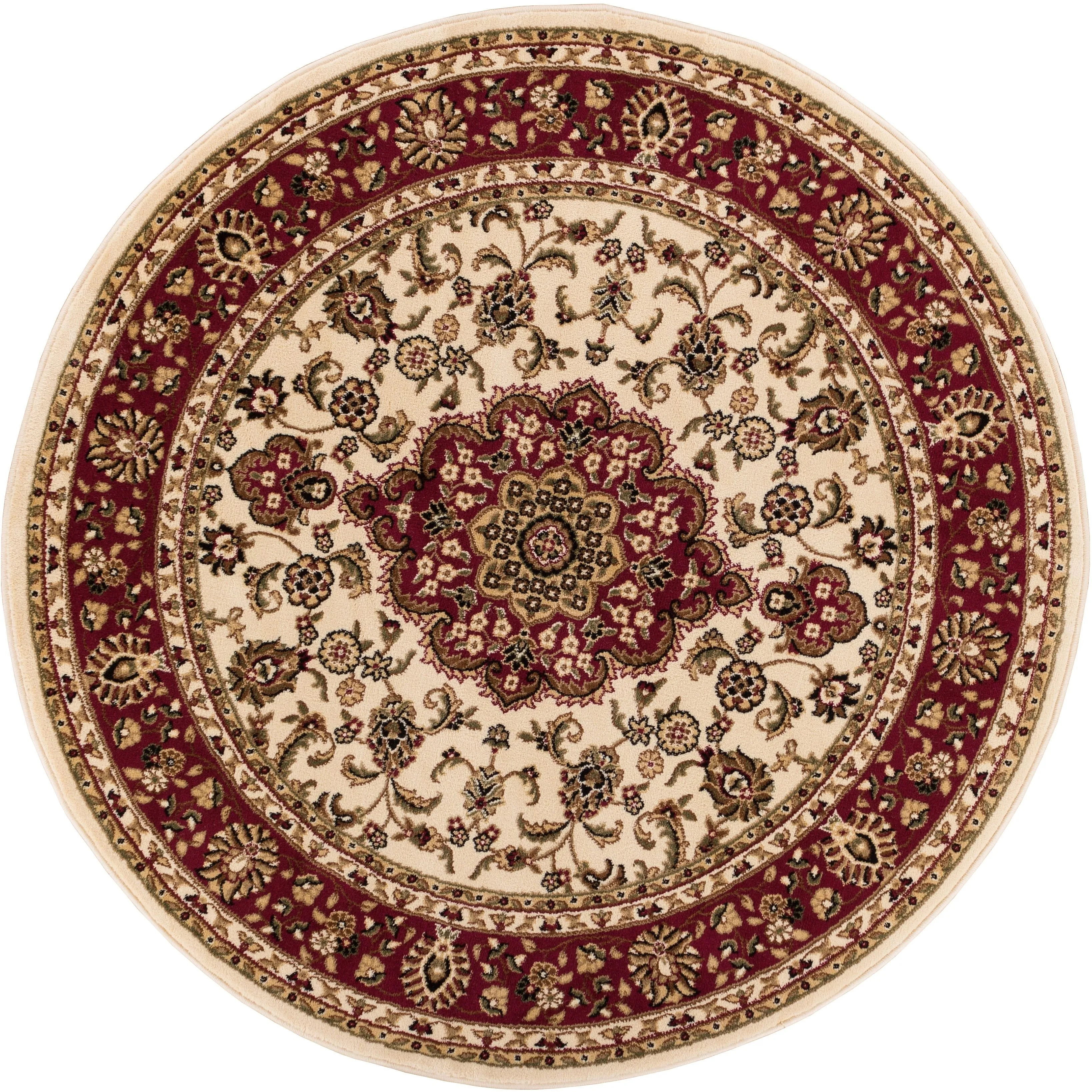Well Woven Barclay Medallion Kashan Oriental Persian Area Rug
