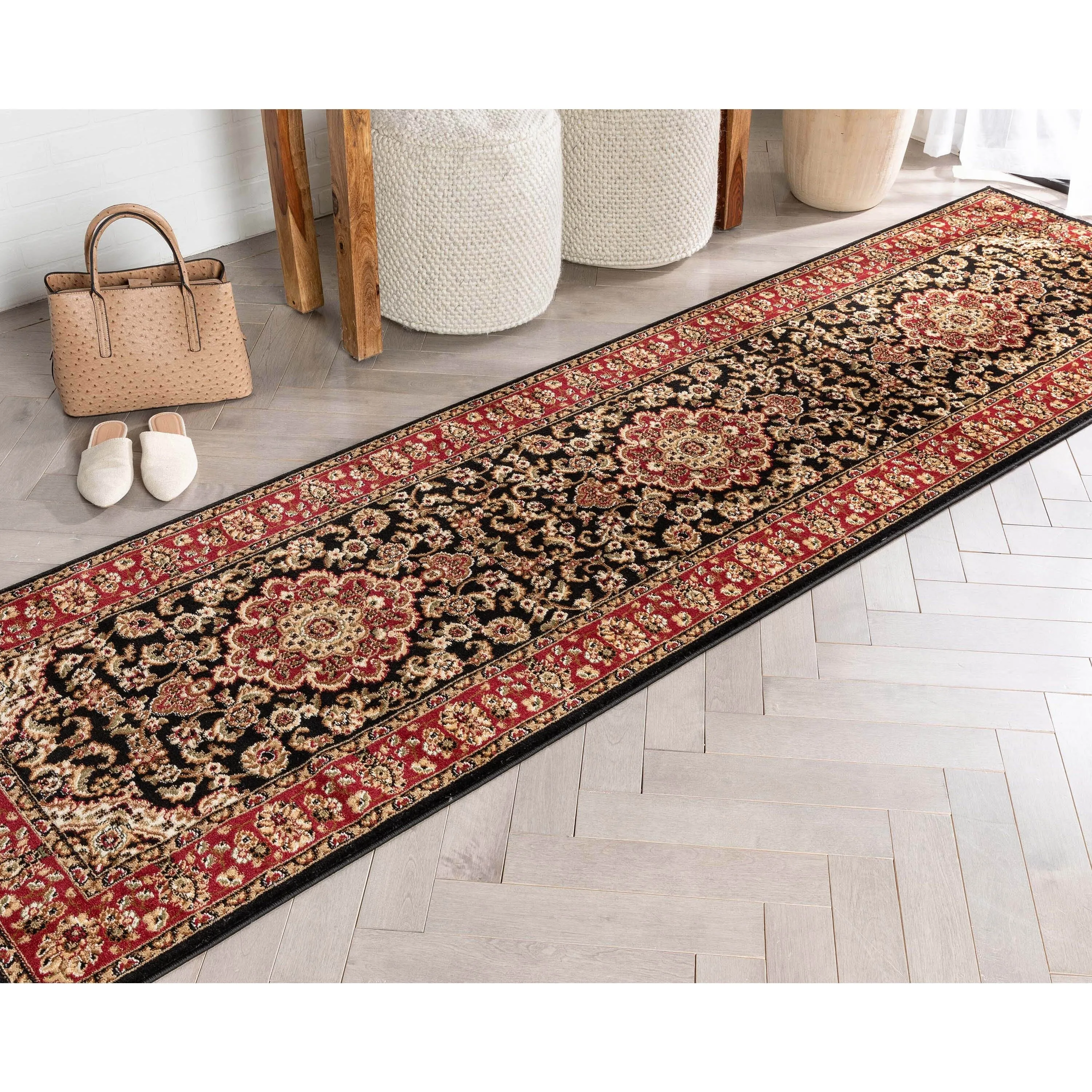 Well Woven Barclay Medallion Kashan Oriental Persian Area Rug
