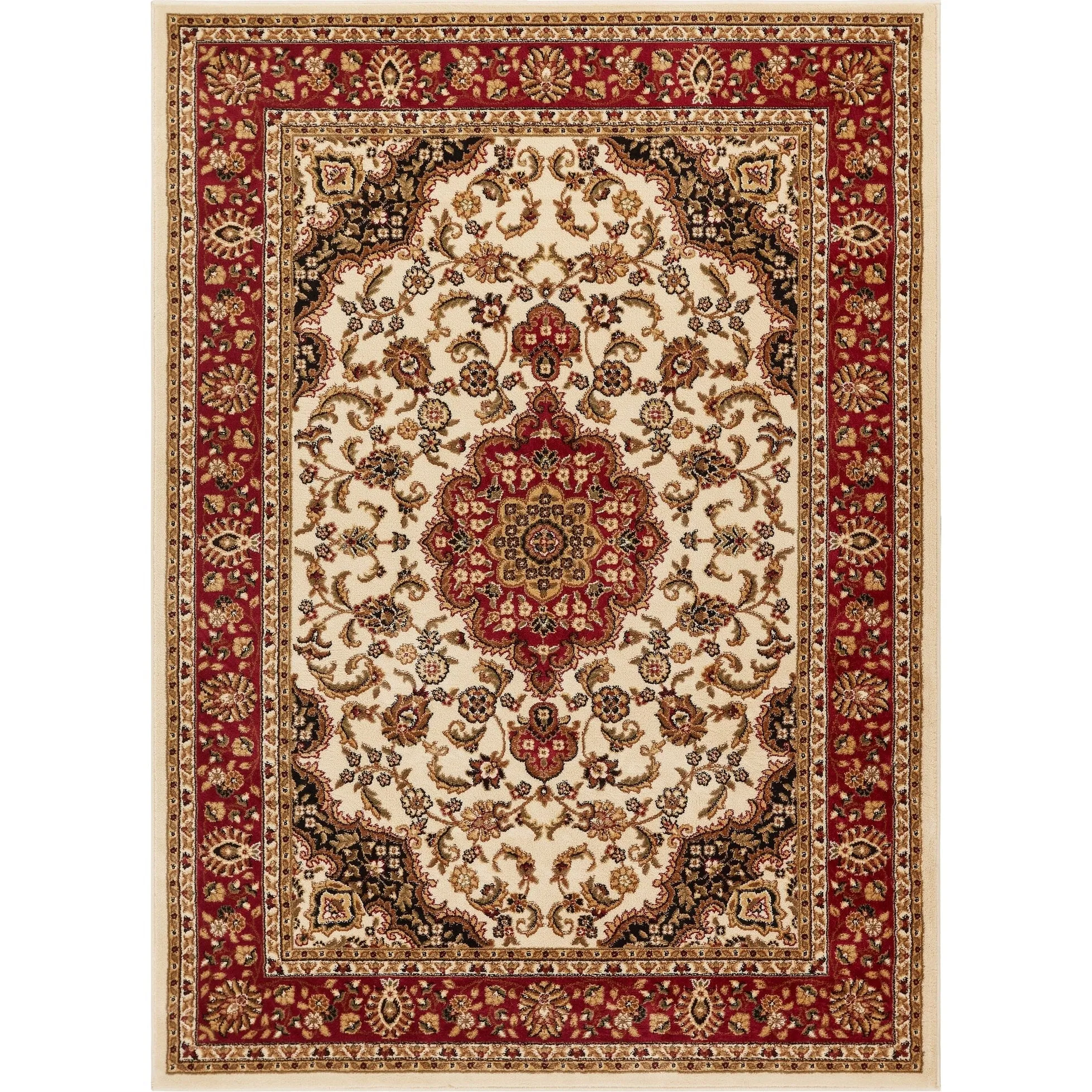 Well Woven Barclay Medallion Kashan Oriental Persian Area Rug