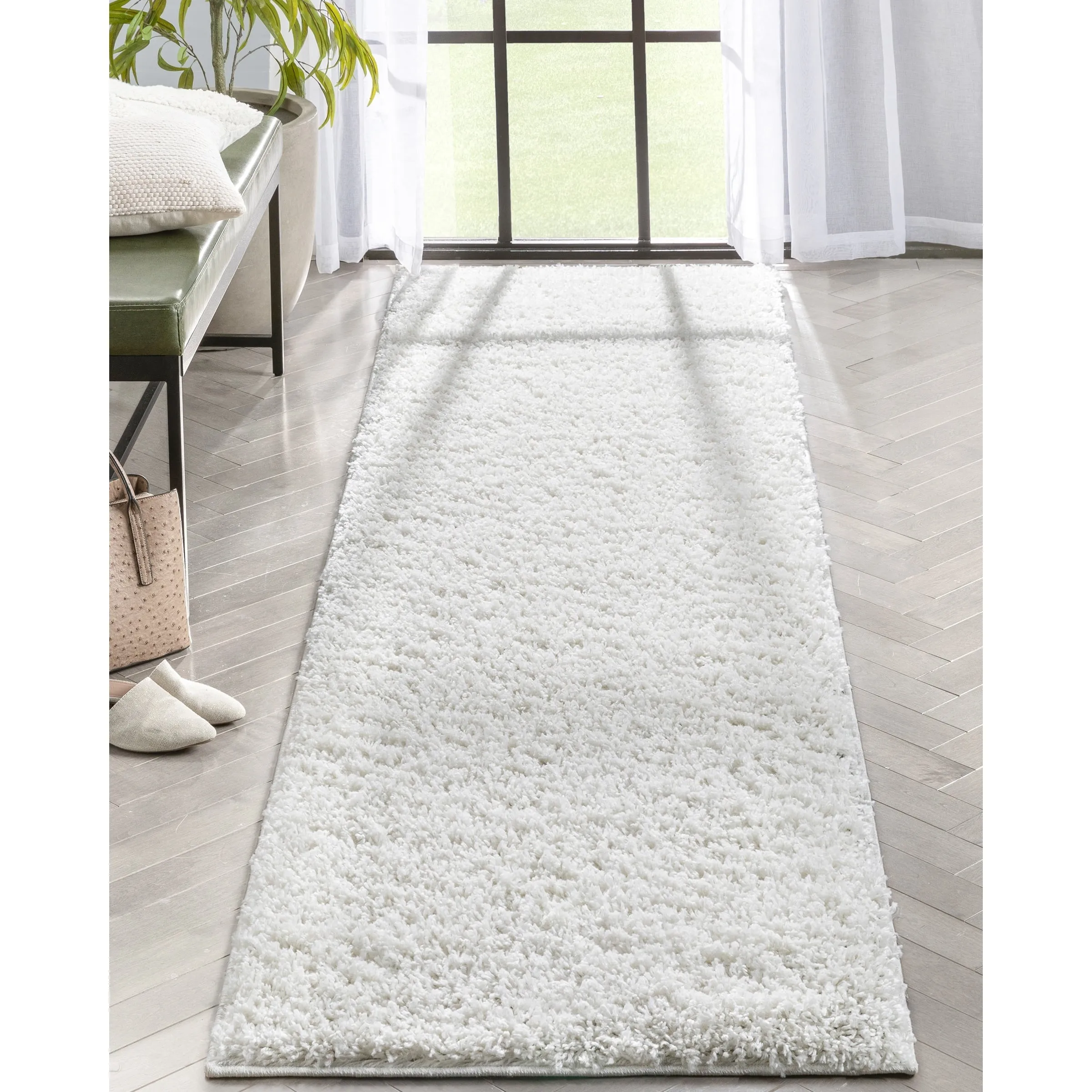 Well Woven Elle Basics Emerson Plain Shag Area Rug