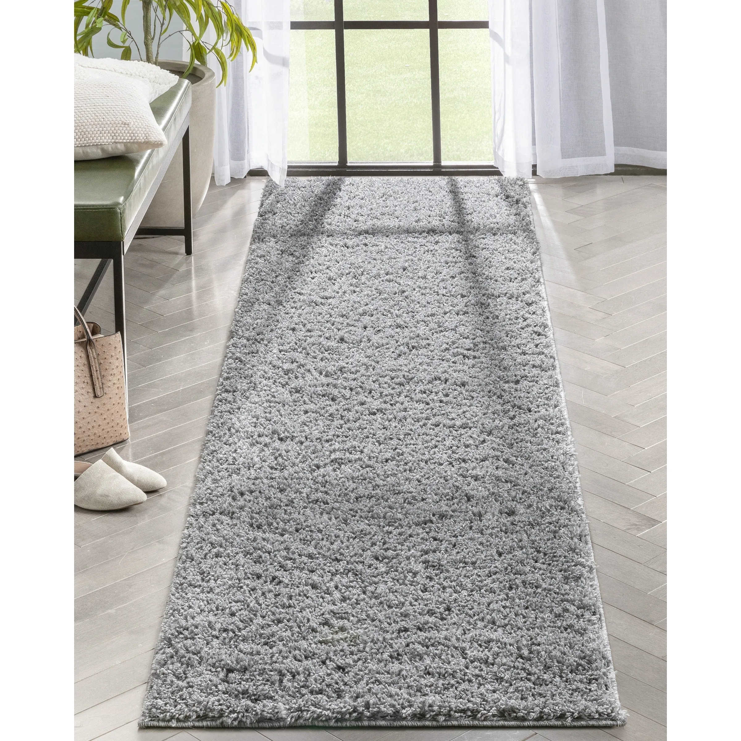 Well Woven Elle Basics Emerson Plain Shag Area Rug