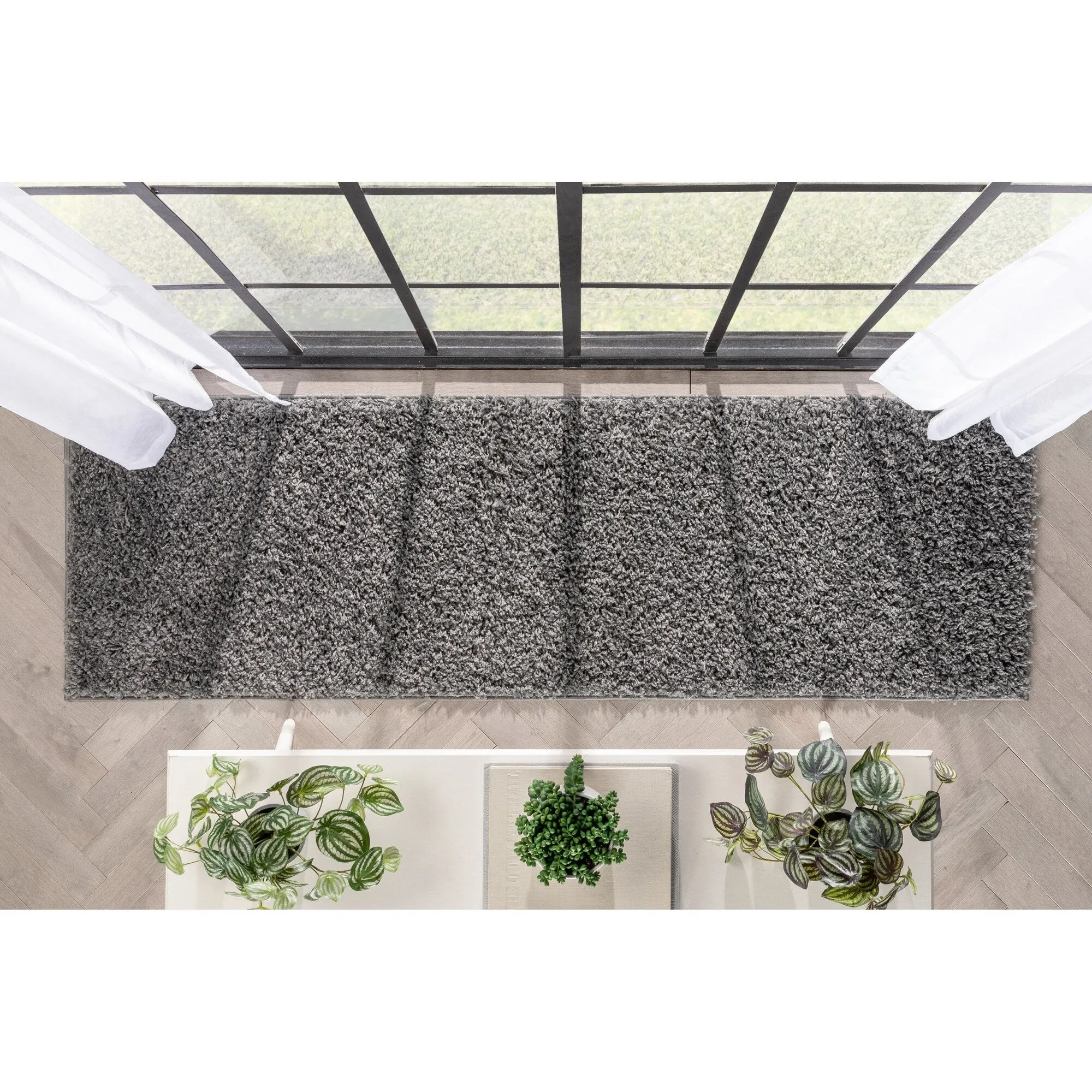 Well Woven Elle Basics Emerson Plain Shag Area Rug