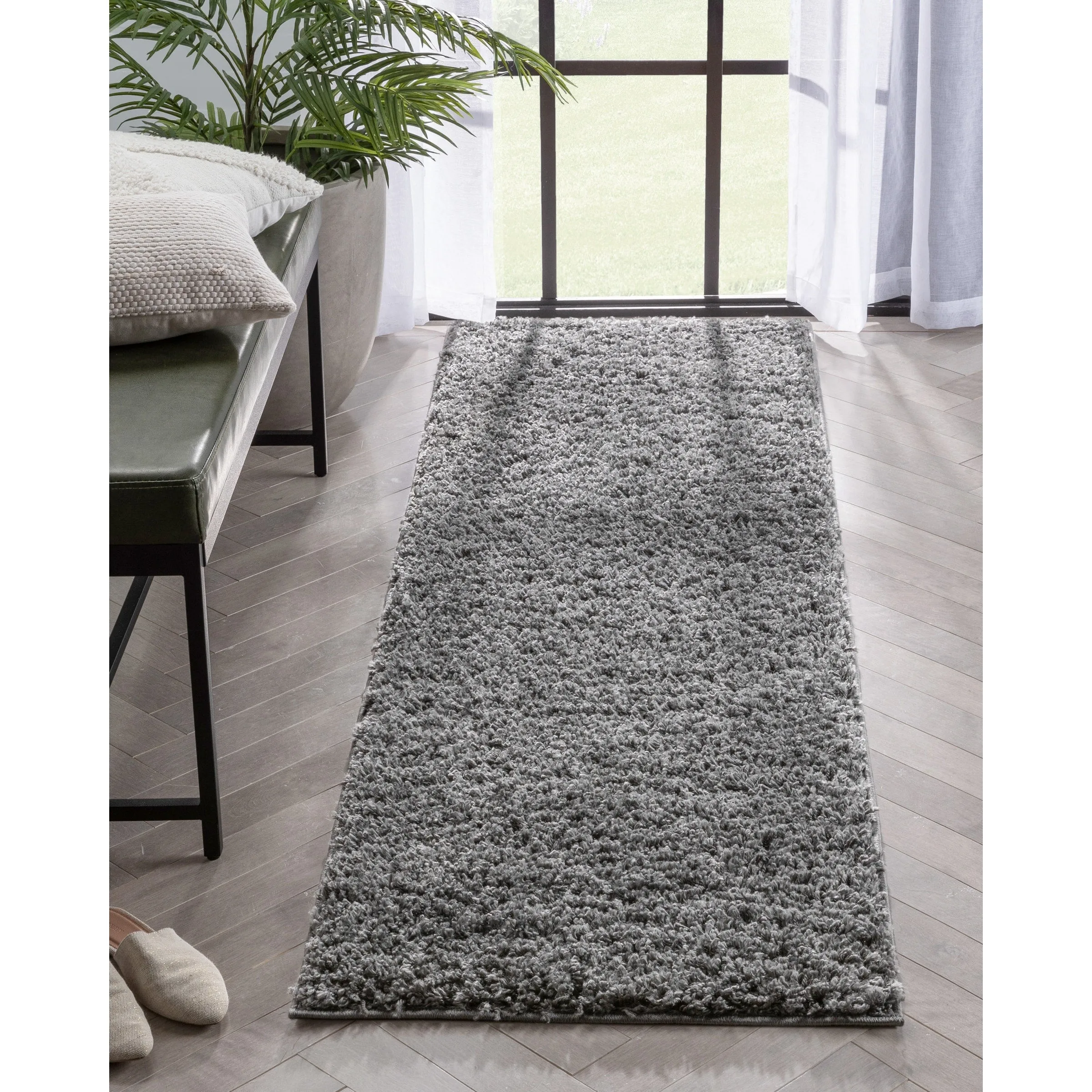Well Woven Elle Basics Emerson Plain Shag Area Rug