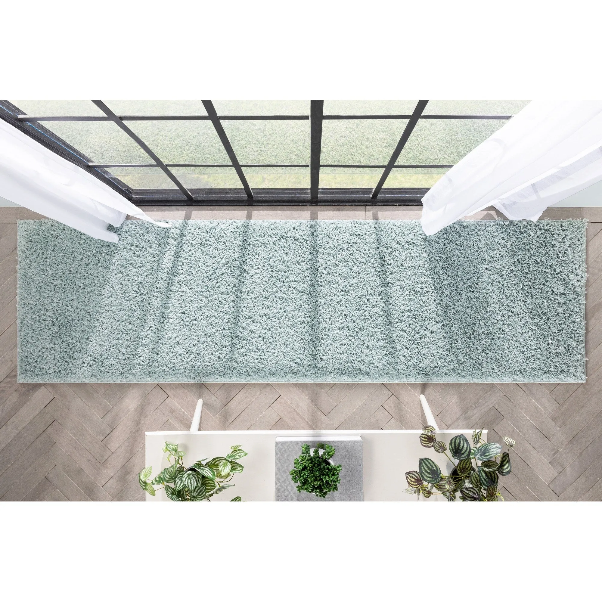 Well Woven Elle Basics Emerson Plain Shag Area Rug