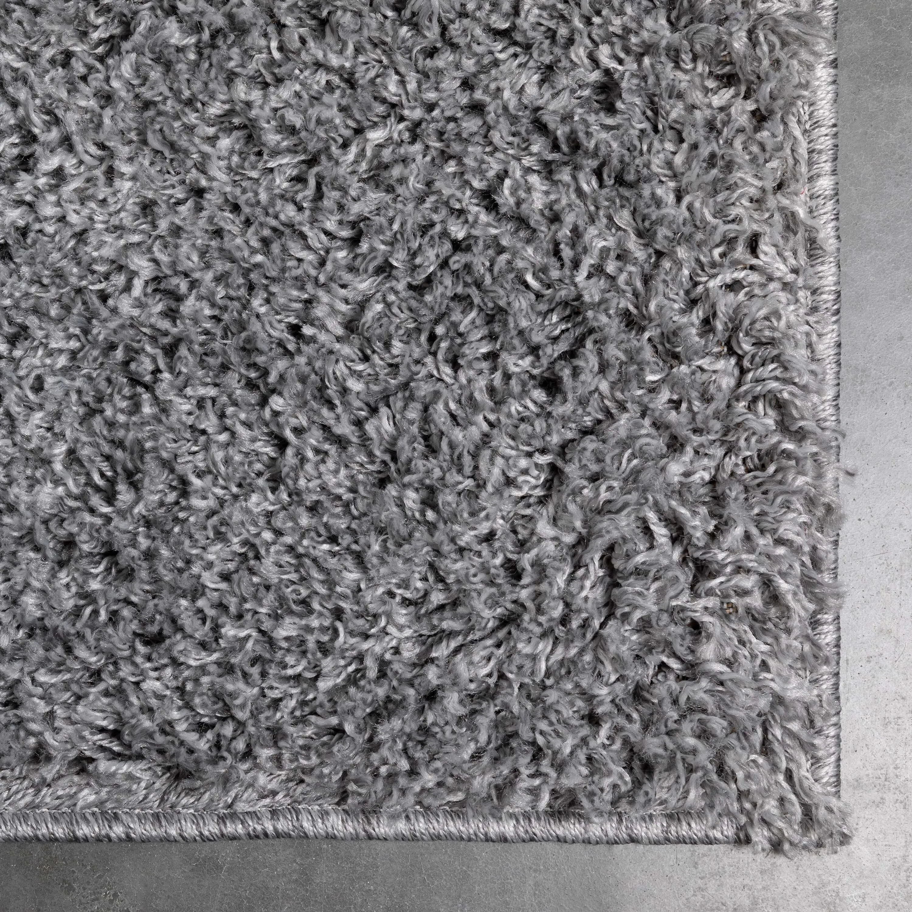 Well Woven Elle Basics Emerson Plain Shag Area Rug
