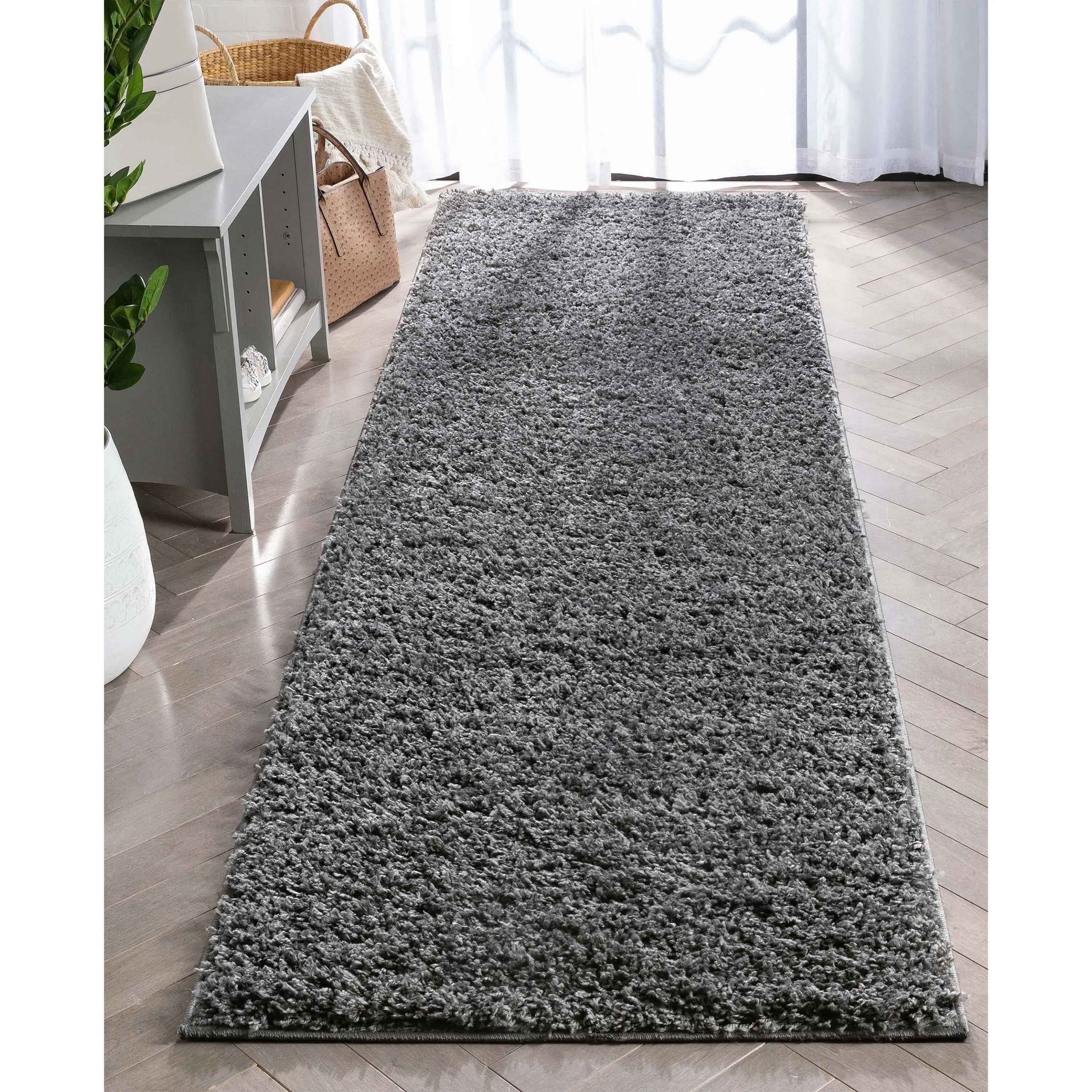 Well Woven Elle Basics Emerson Plain Shag Area Rug