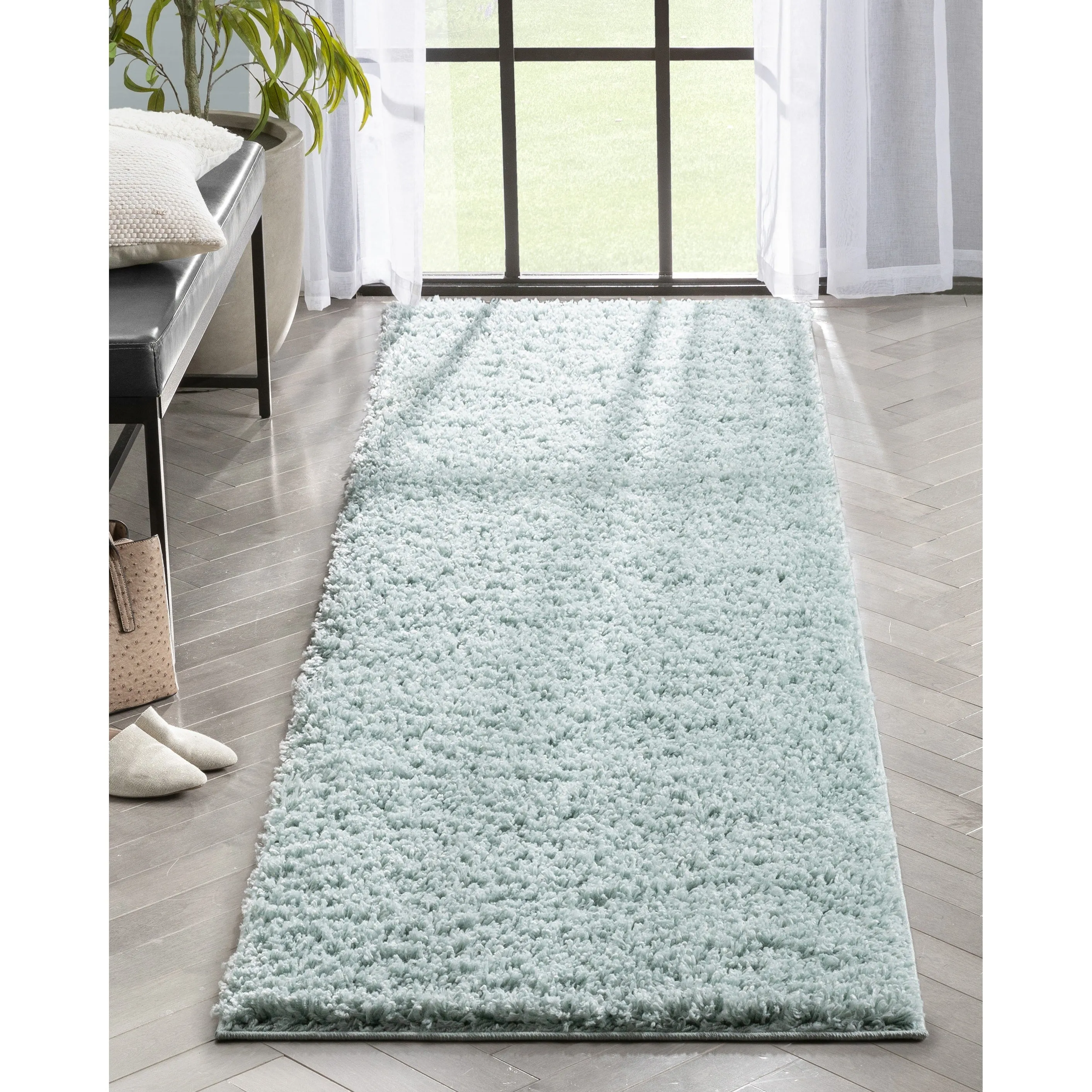 Well Woven Elle Basics Emerson Plain Shag Area Rug