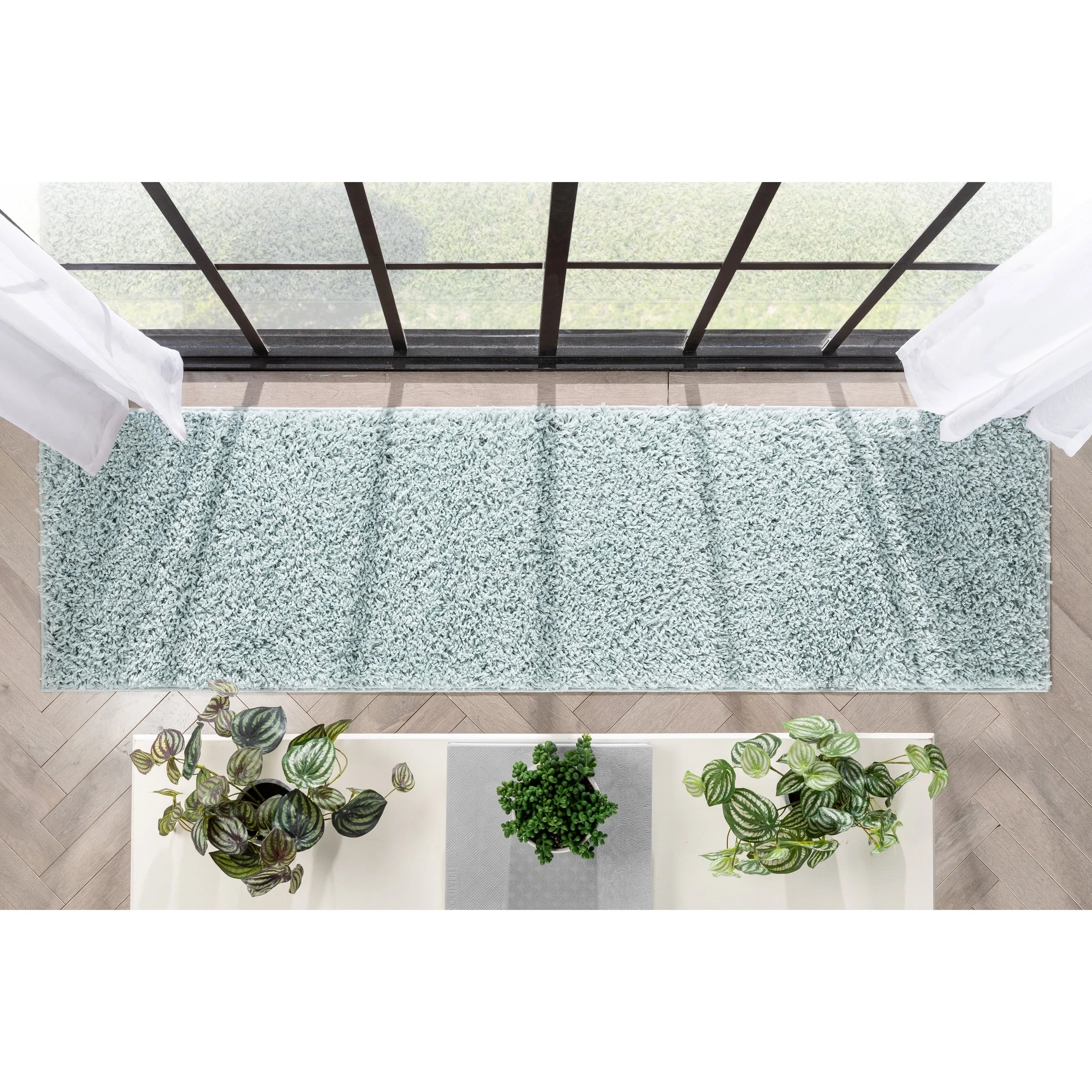 Well Woven Elle Basics Emerson Plain Shag Area Rug
