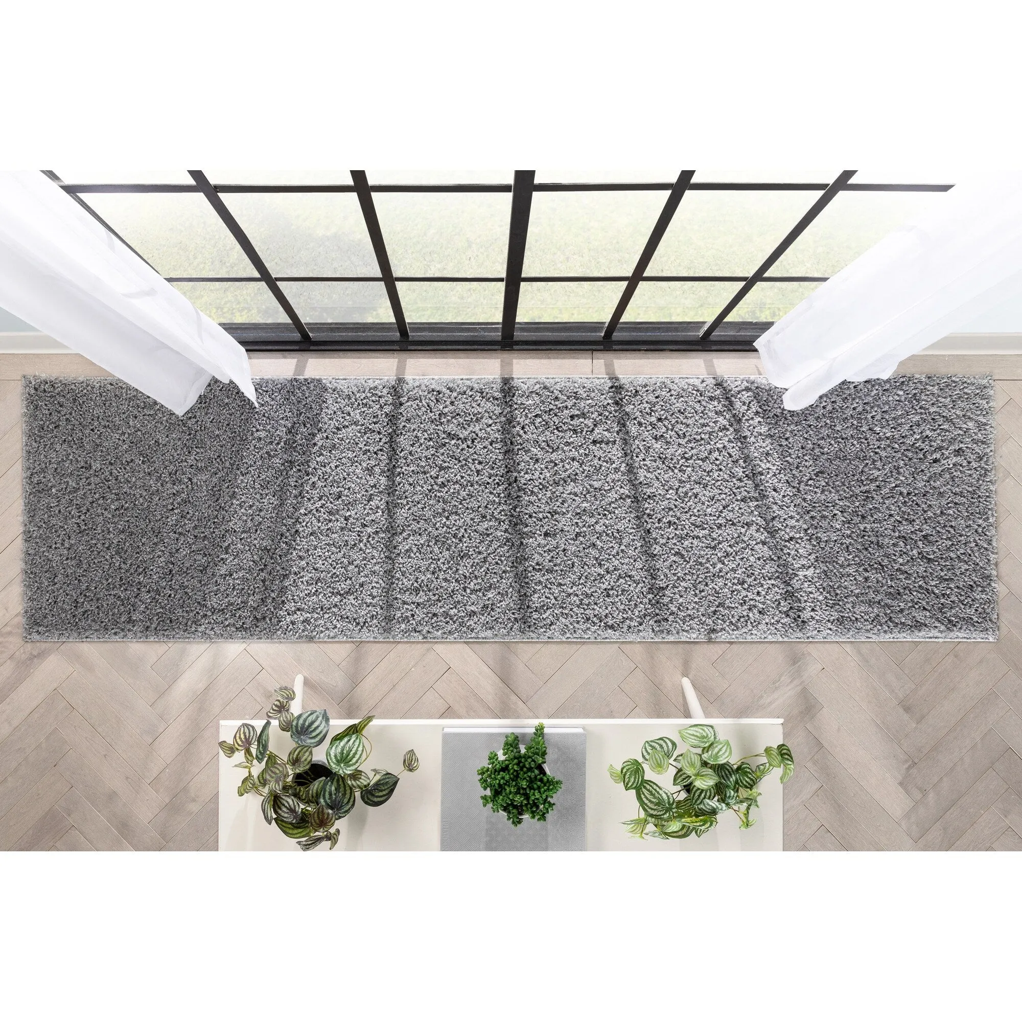 Well Woven Elle Basics Emerson Plain Shag Area Rug
