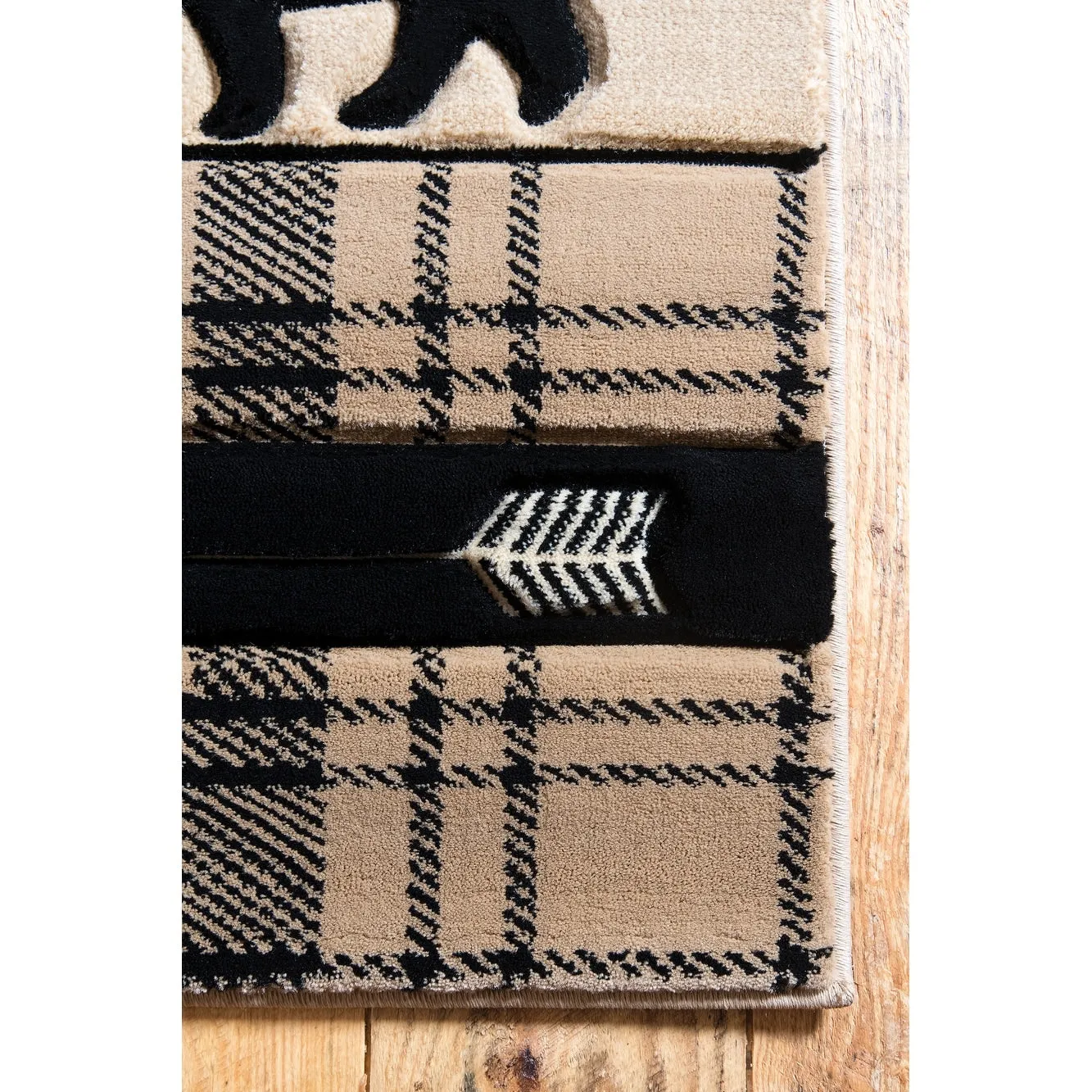 Westfield Home Graham Bear Mountain Hand-Carved Area Rug
