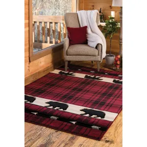Westfield Home Graham Bear Mountain Hand-Carved Area Rug