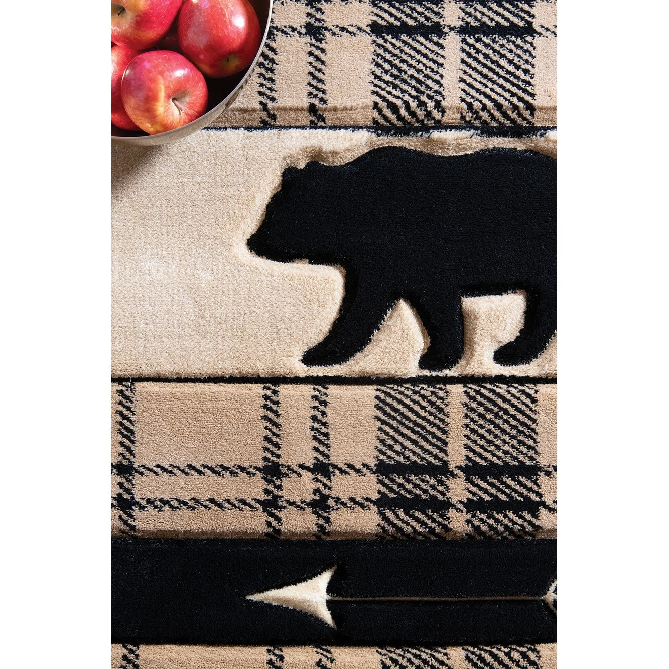 Westfield Home Graham Bear Mountain Hand-Carved Area Rug