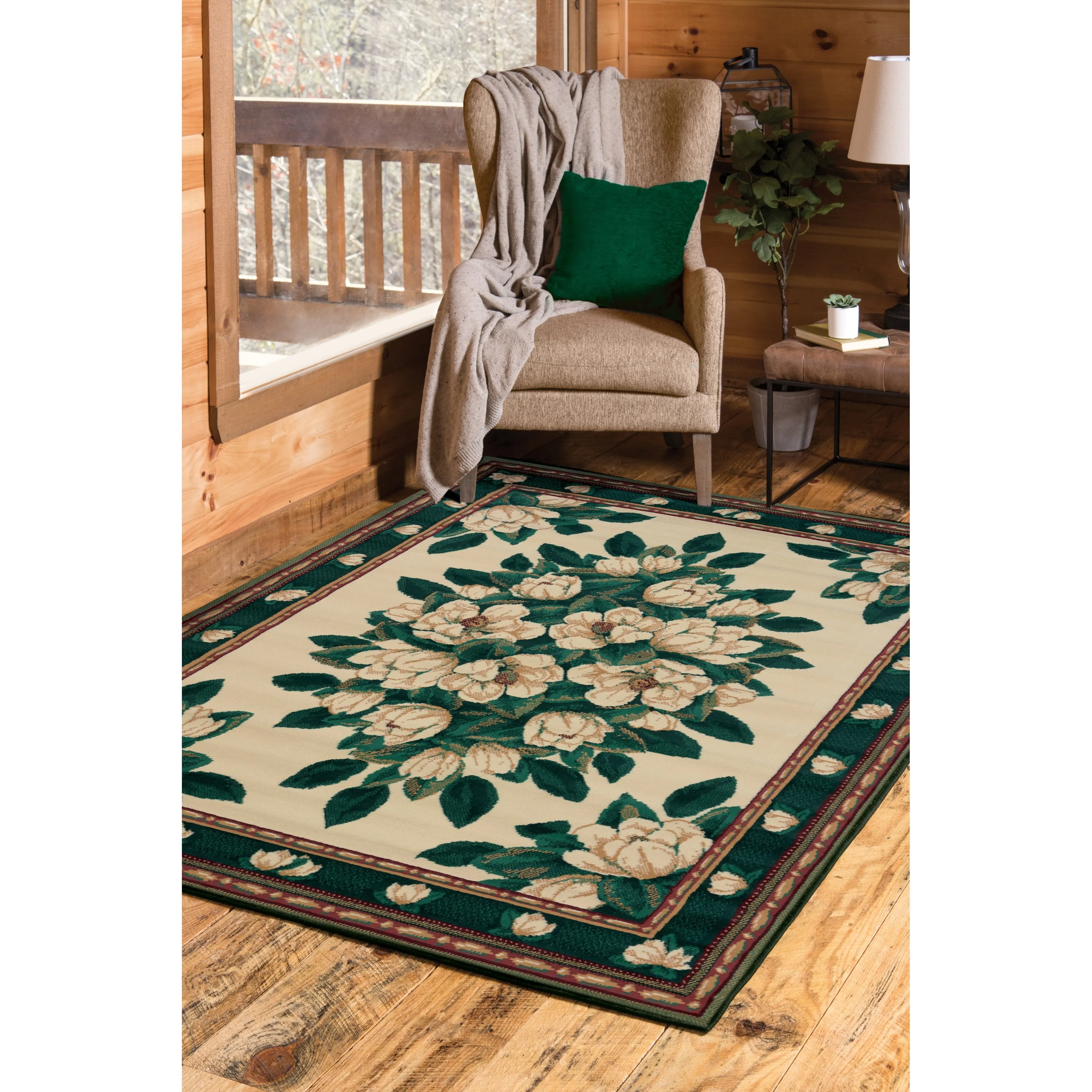 Westfield Home Ulubre Horatia Floral Area Rug