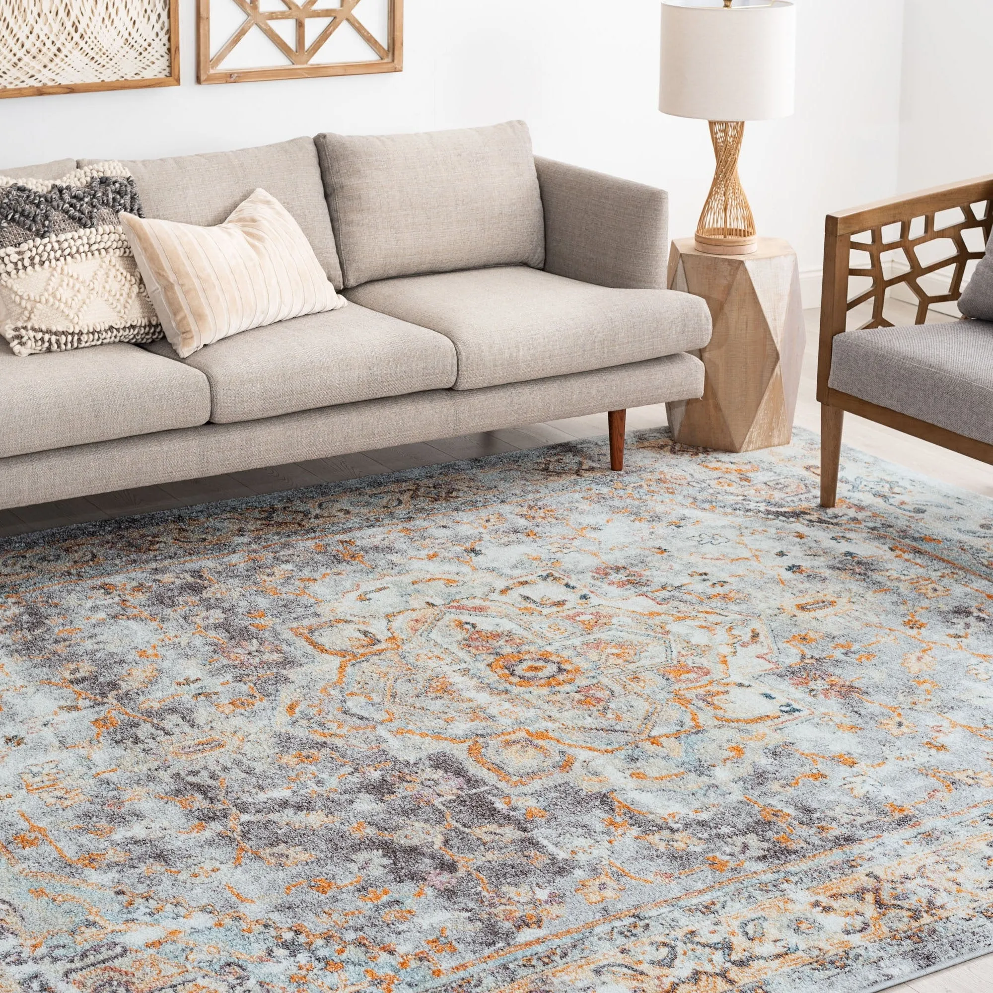 Whitfield Vintage Medallion Indoor Area Rug