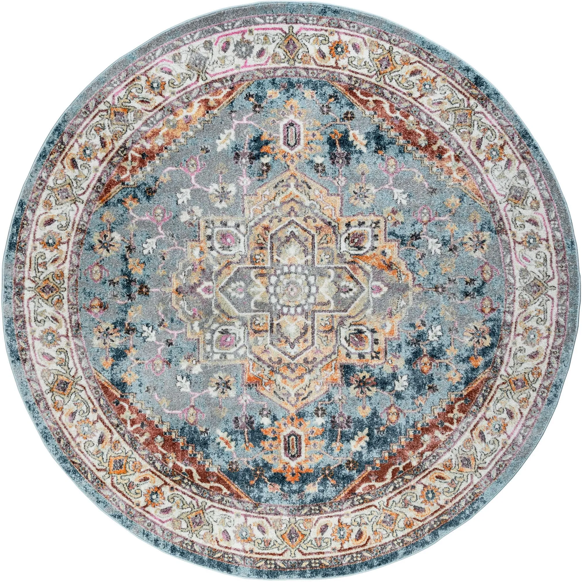 Whitfield Vintage Medallion Indoor Area Rug