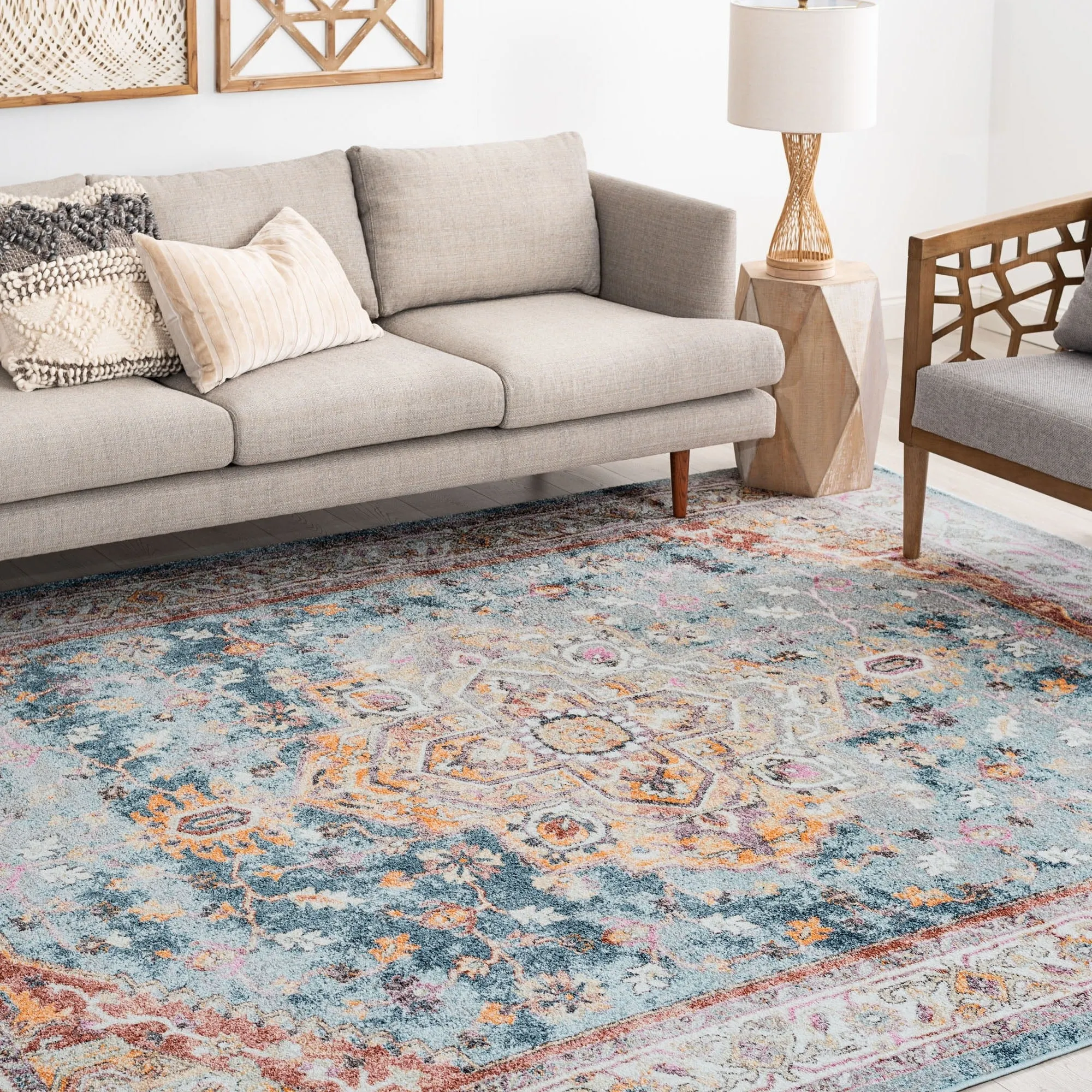 Whitfield Vintage Medallion Indoor Area Rug