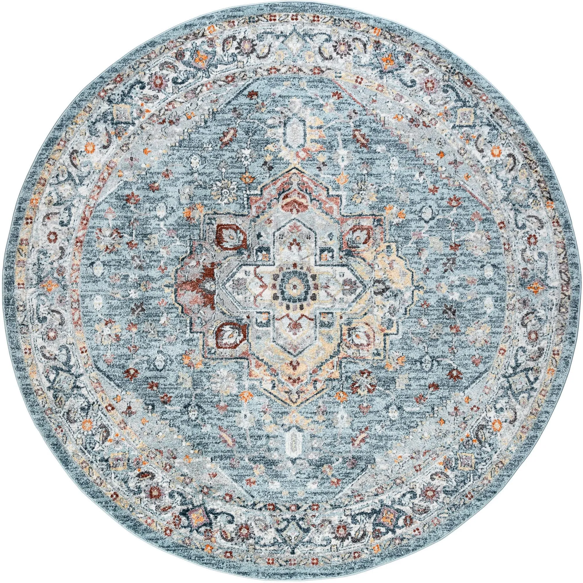 Whitfield Vintage Medallion Indoor Area Rug