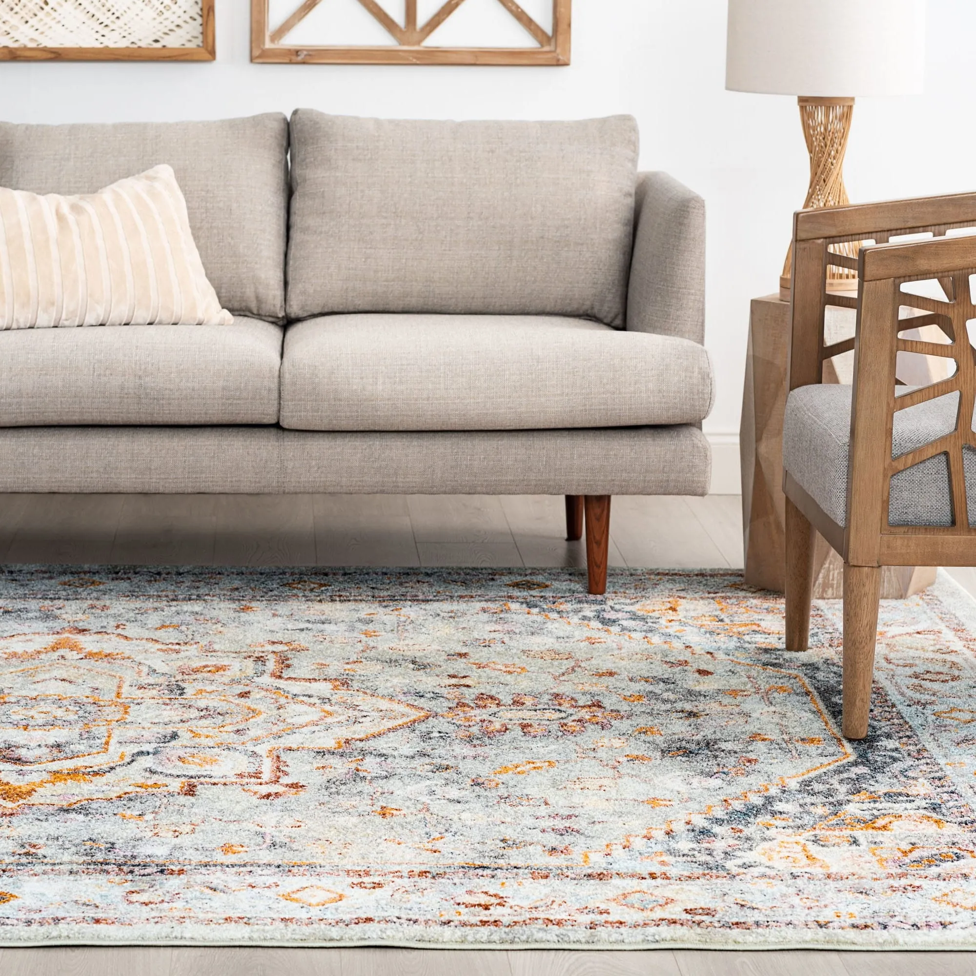 Whitfield Vintage Medallion Indoor Area Rug