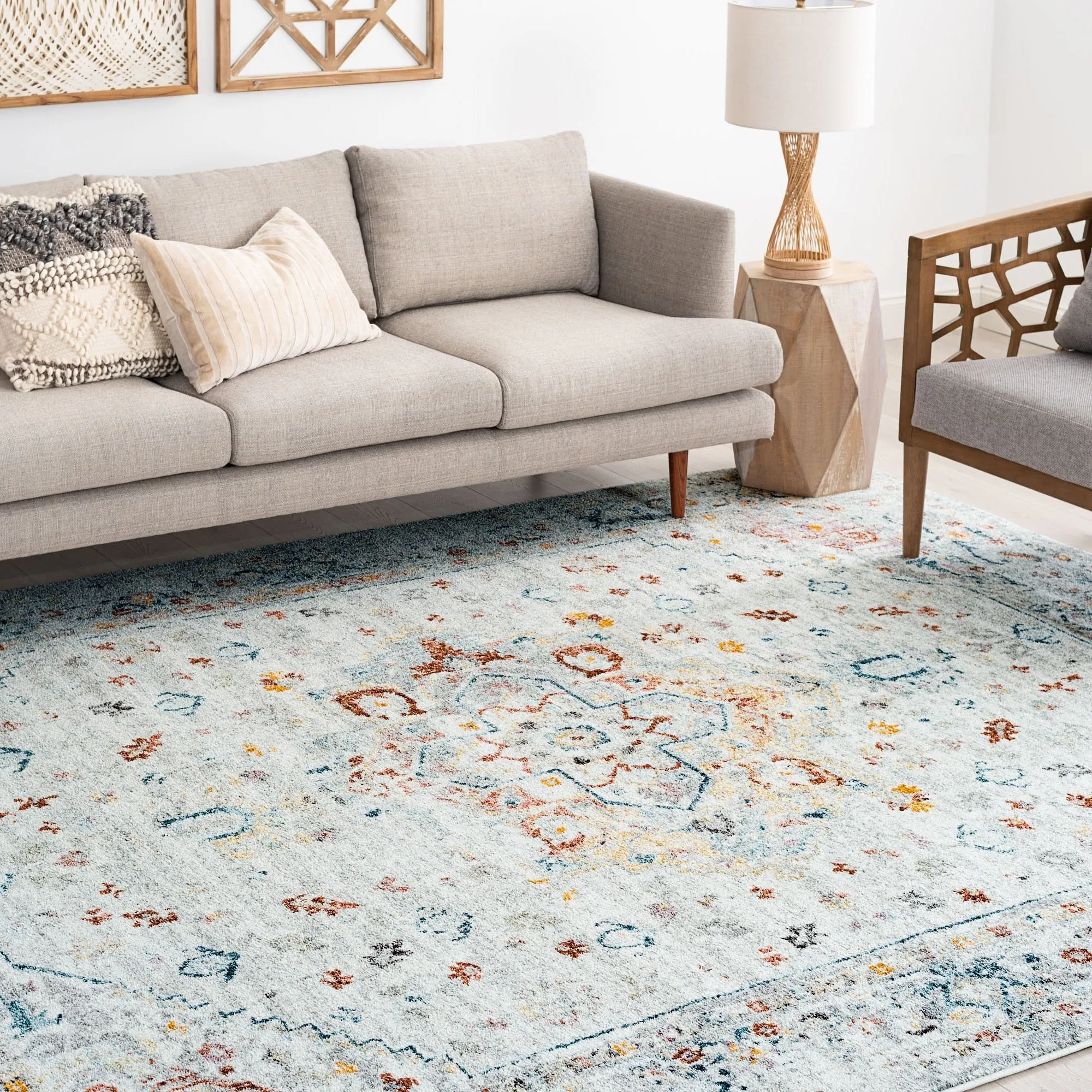 Whitfield Vintage Medallion Indoor Area Rug