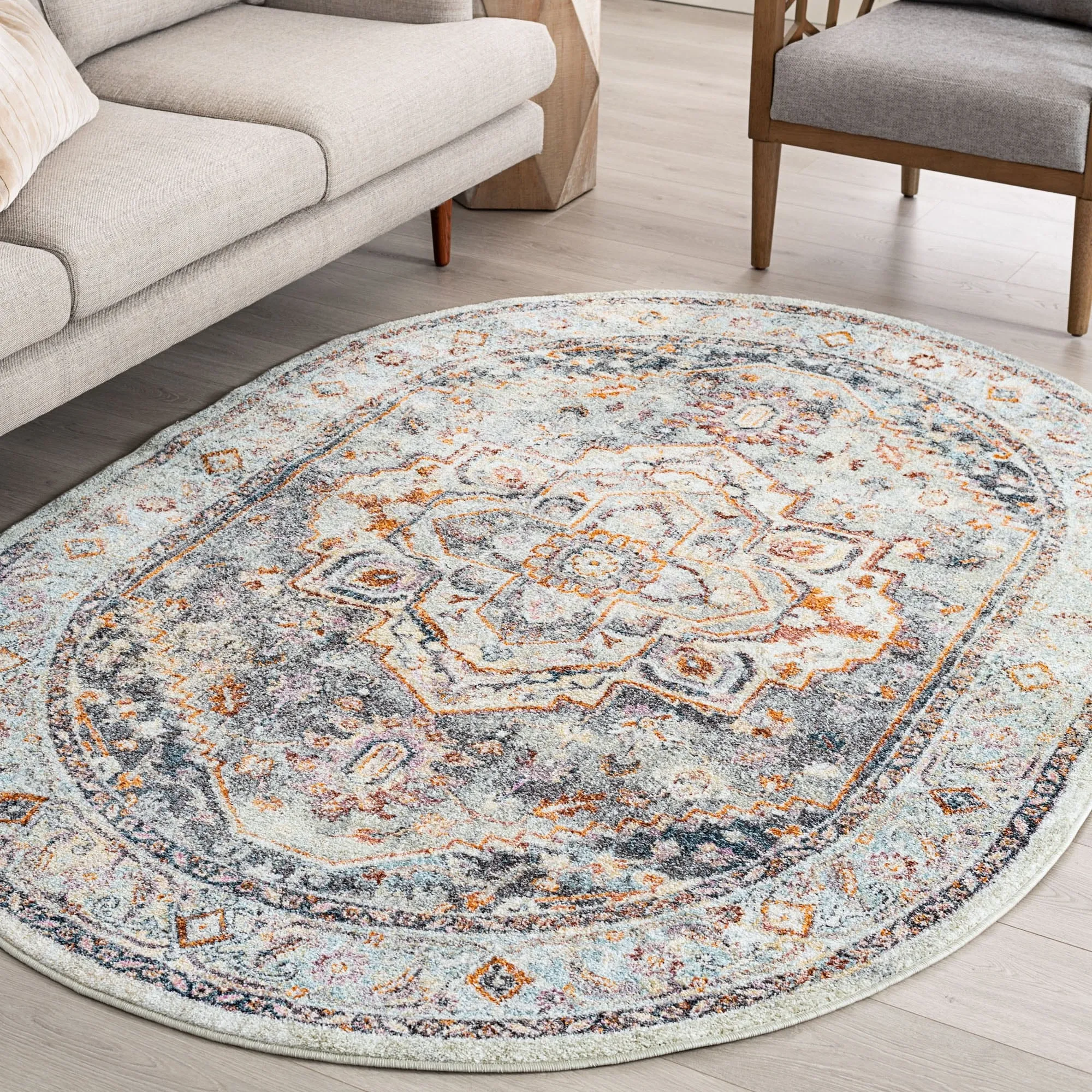 Whitfield Vintage Medallion Indoor Area Rug