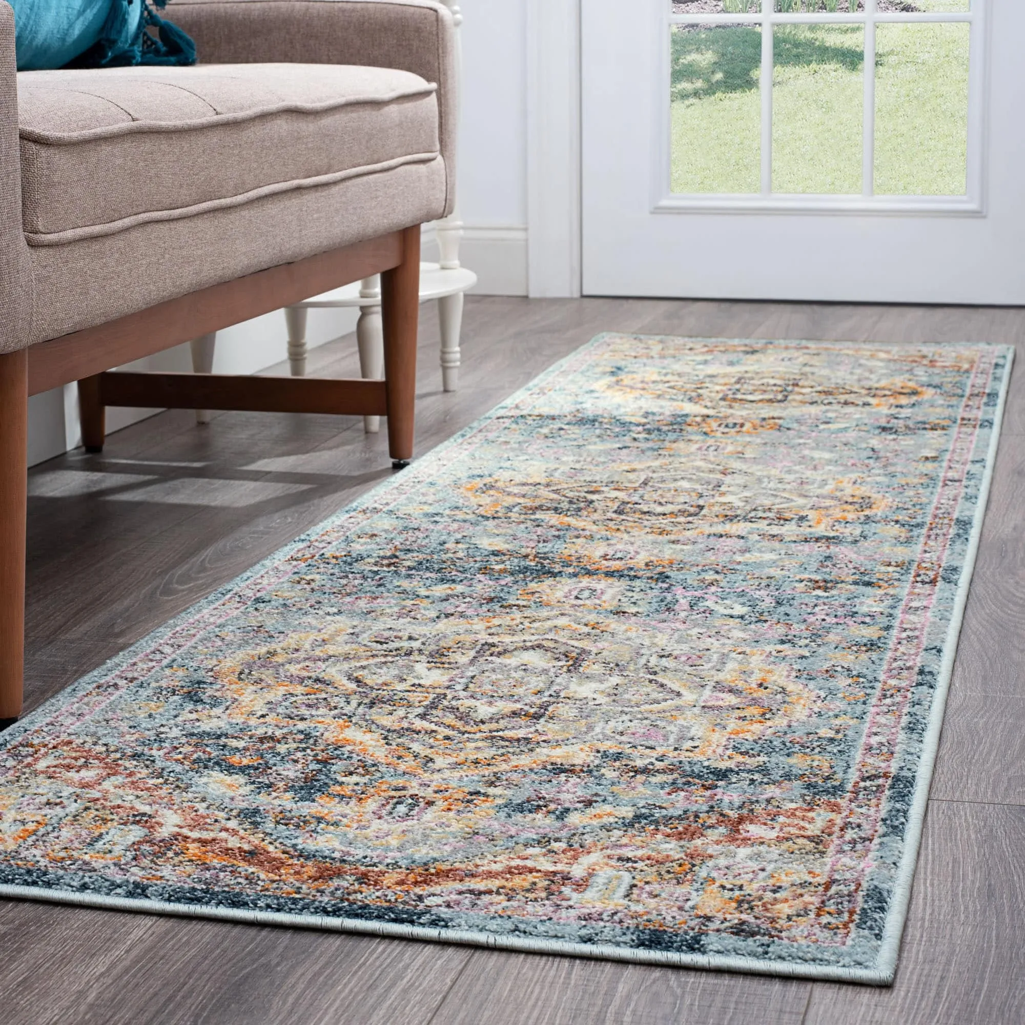 Whitfield Vintage Medallion Indoor Area Rug