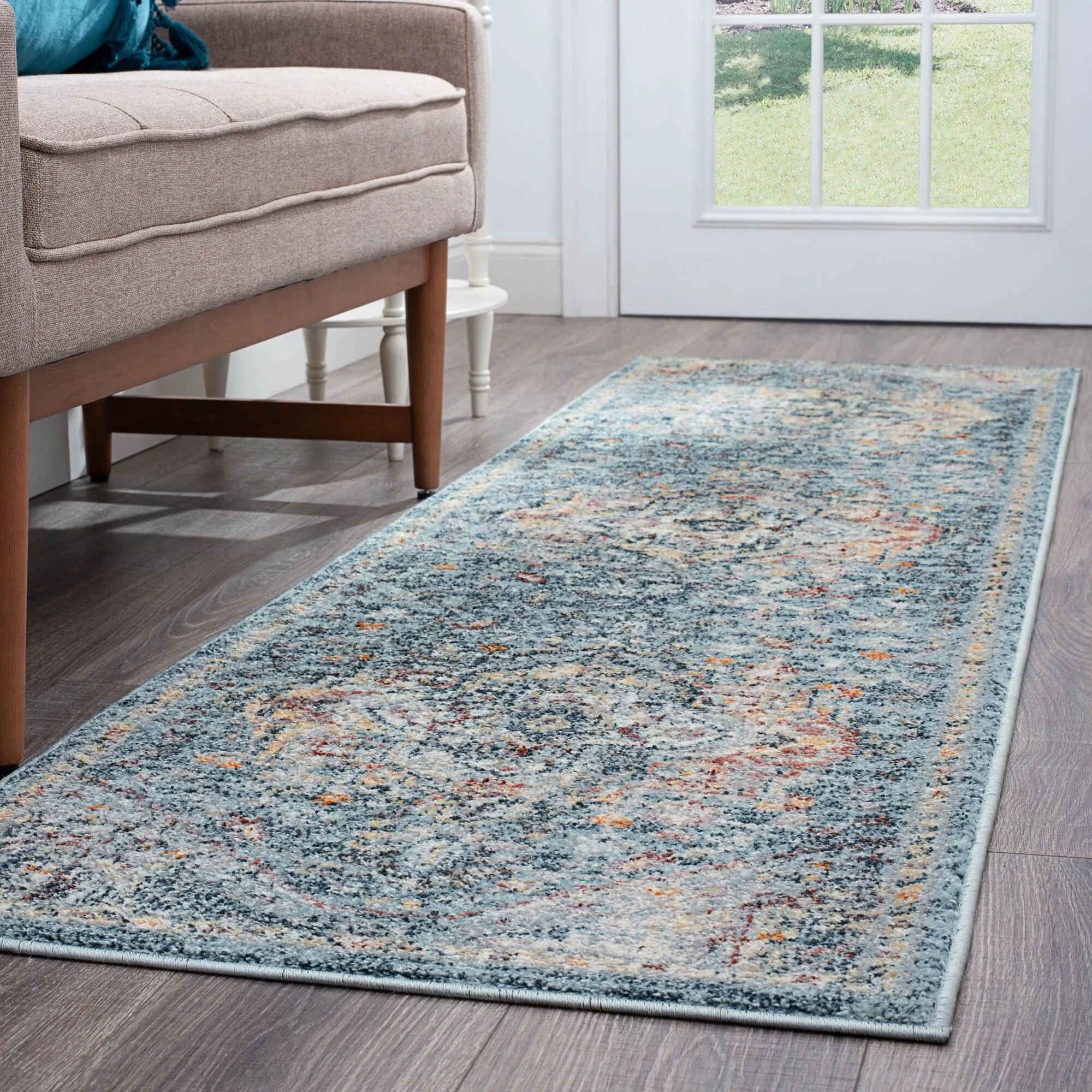 Whitfield Vintage Medallion Indoor Area Rug
