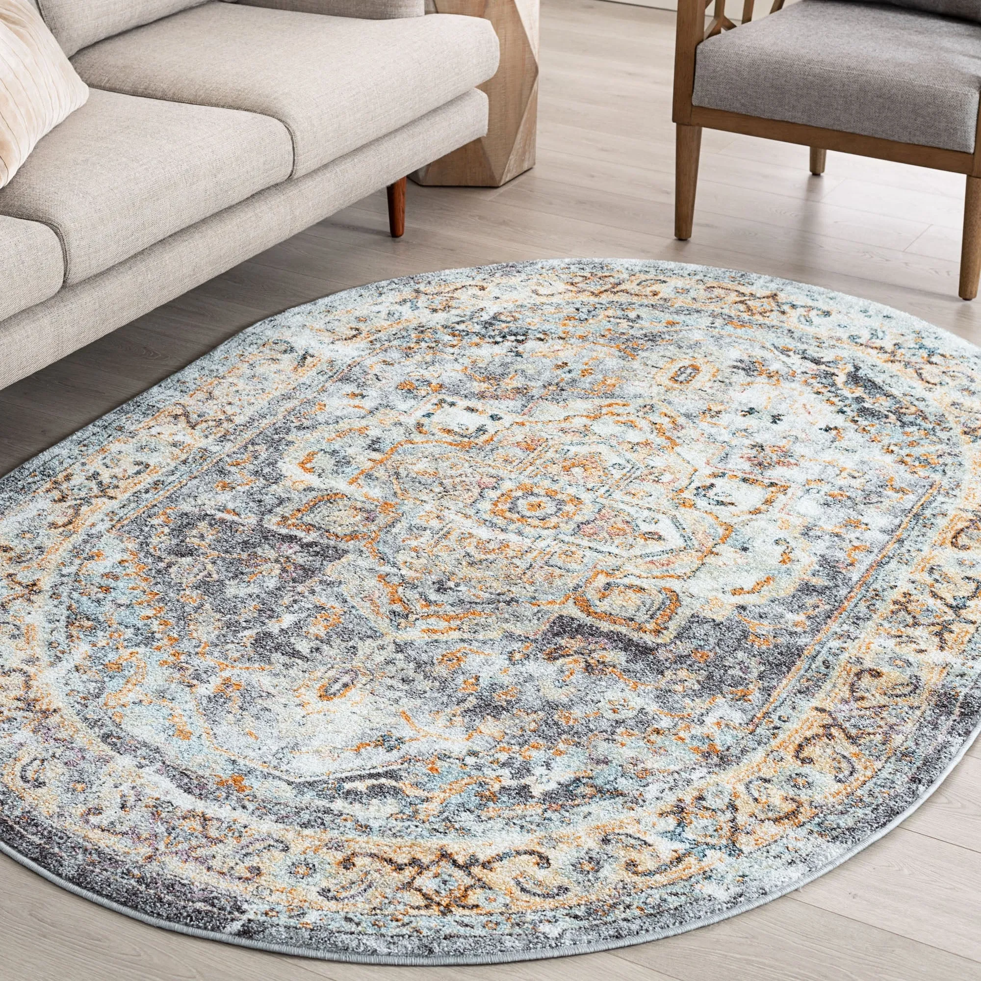 Whitfield Vintage Medallion Indoor Area Rug