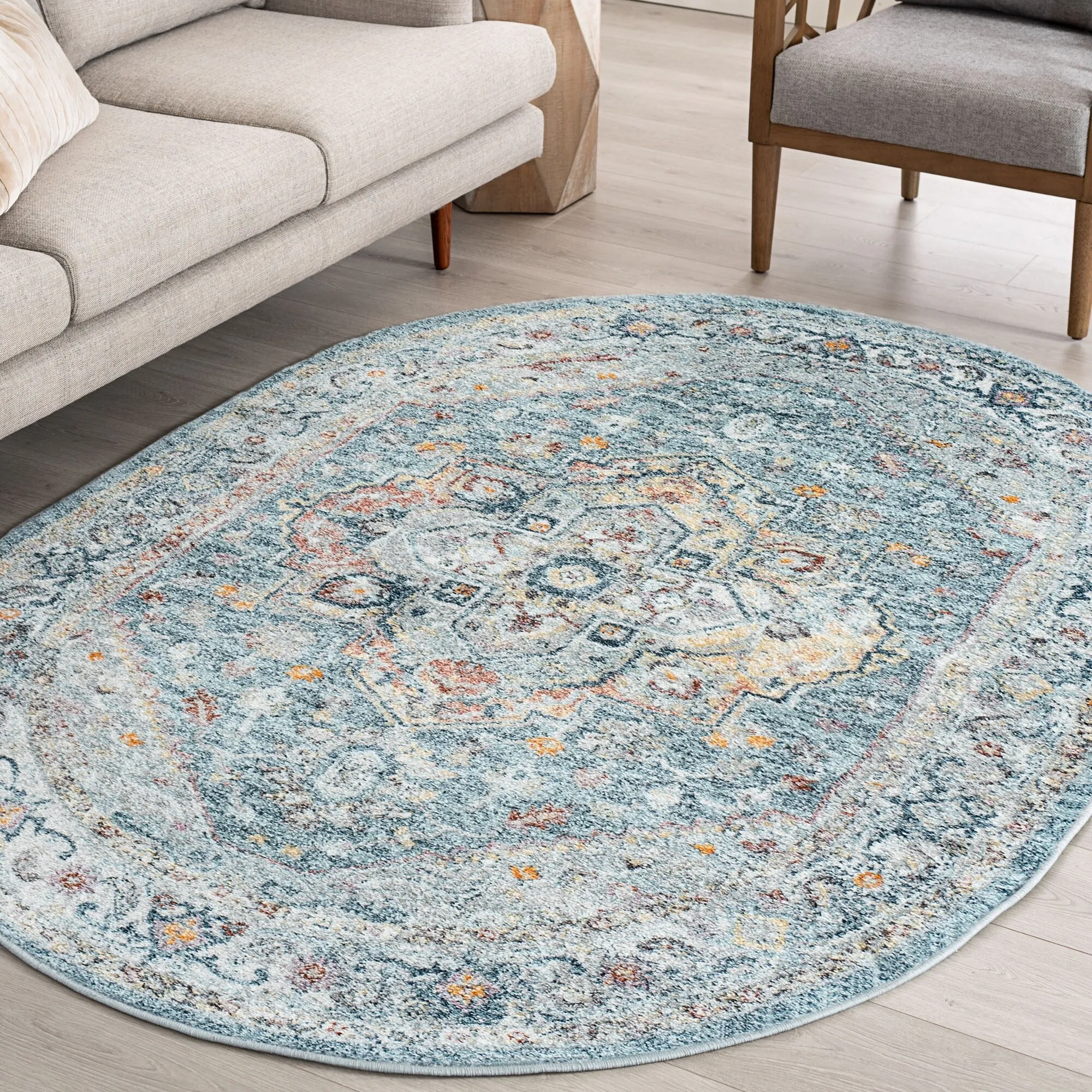 Whitfield Vintage Medallion Indoor Area Rug