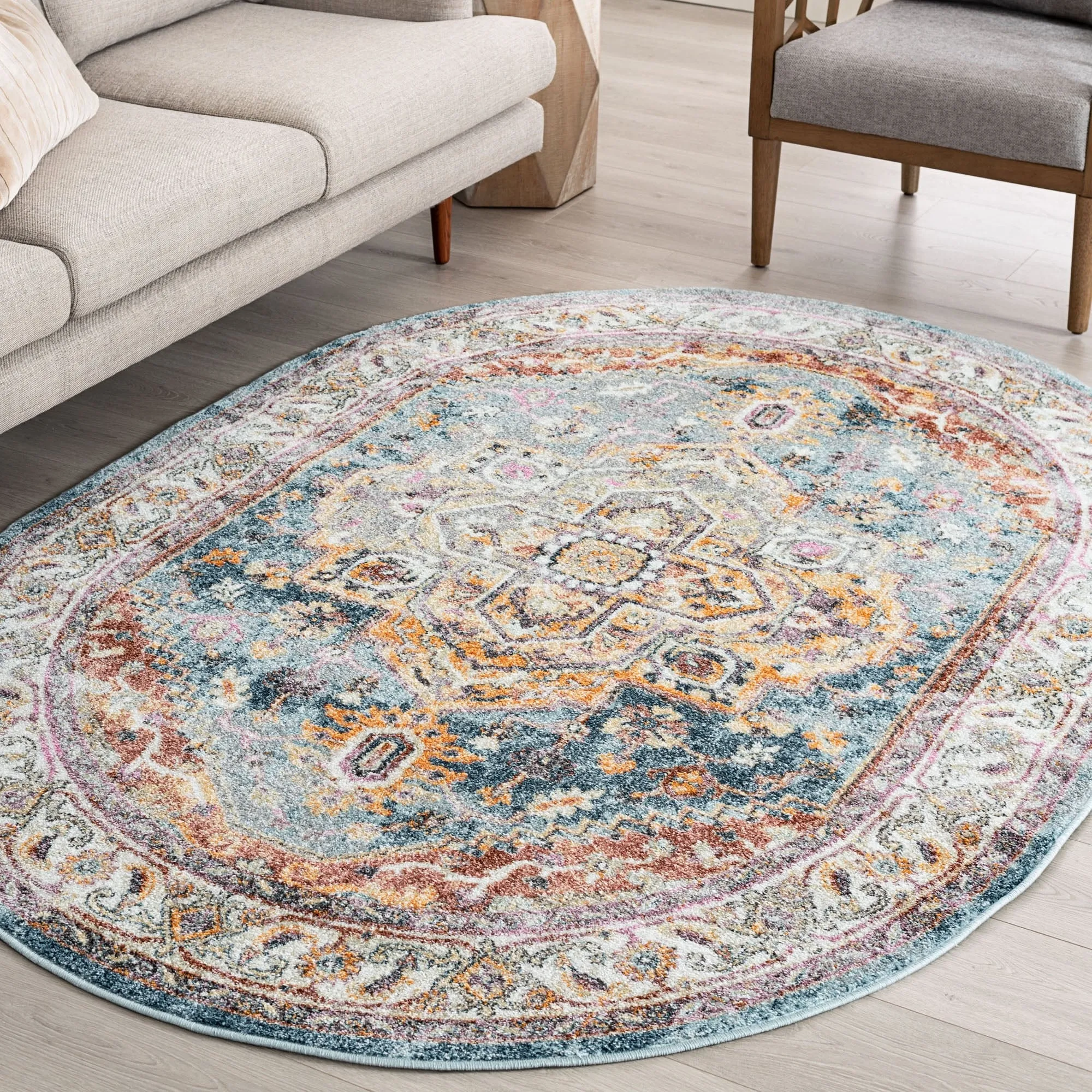 Whitfield Vintage Medallion Indoor Area Rug