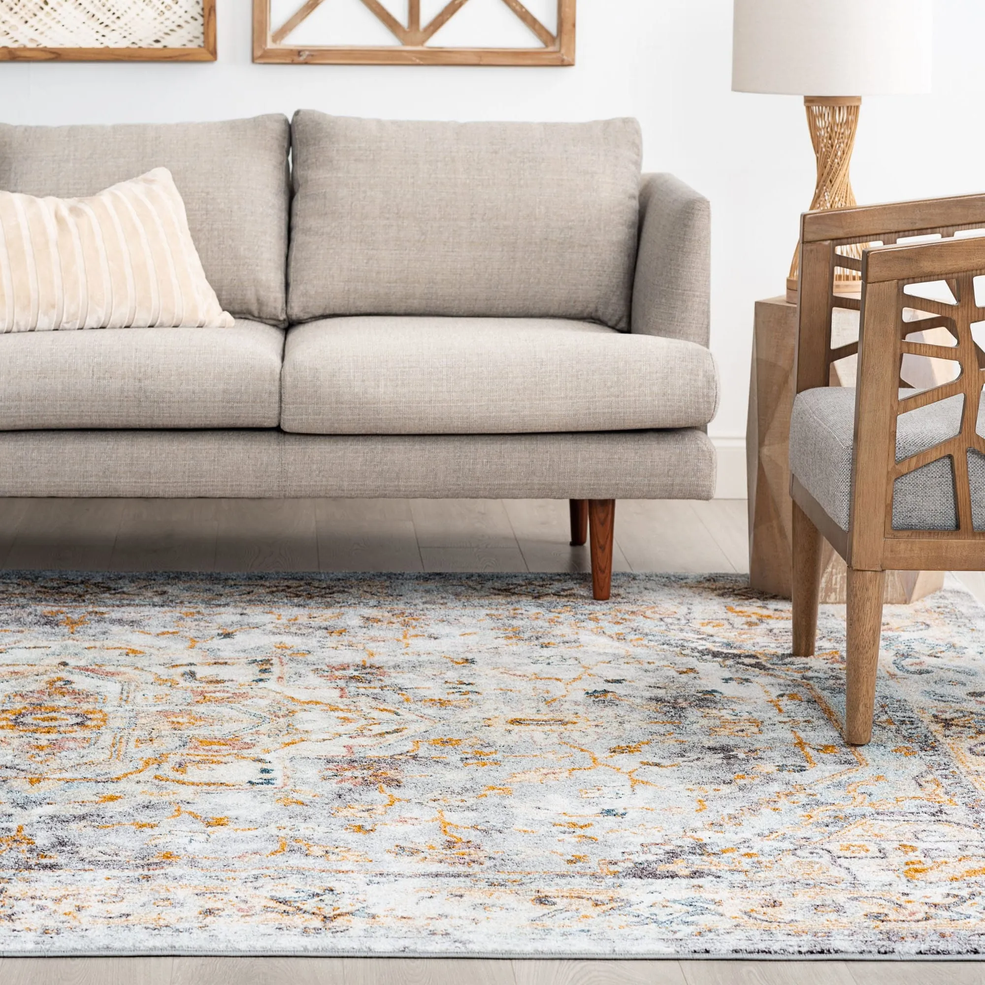 Whitfield Vintage Medallion Indoor Area Rug