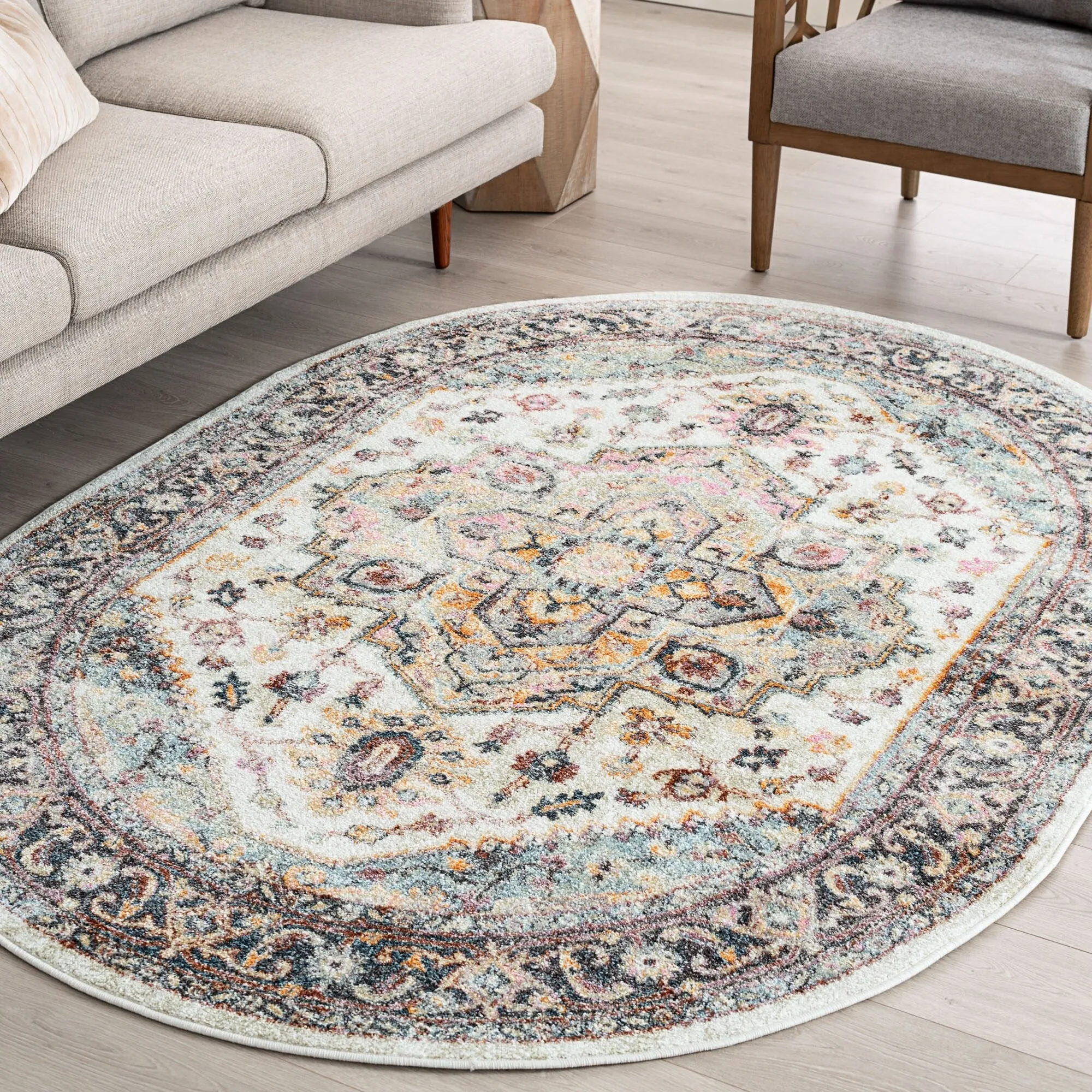 Whitfield Vintage Medallion Indoor Area Rug