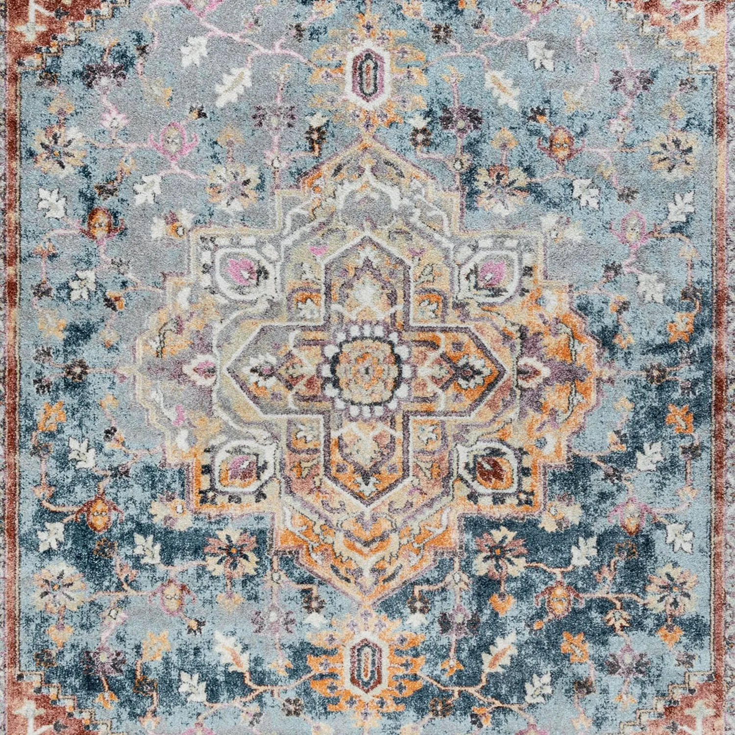 Whitfield Vintage Medallion Indoor Area Rug