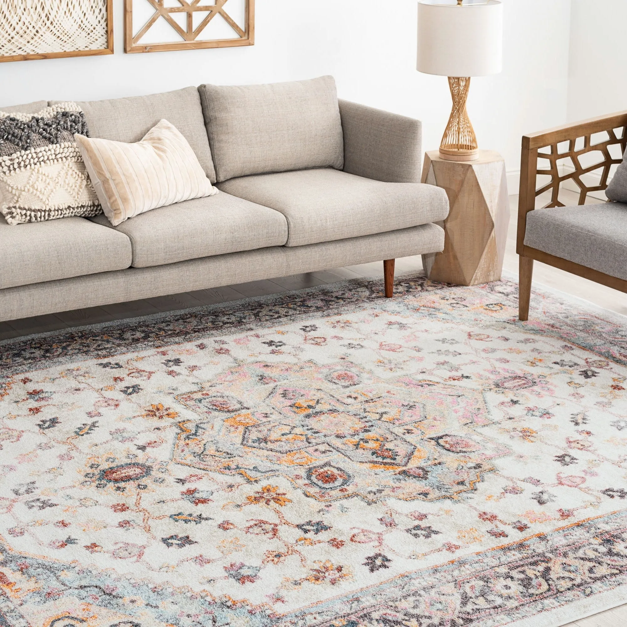Whitfield Vintage Medallion Indoor Area Rug