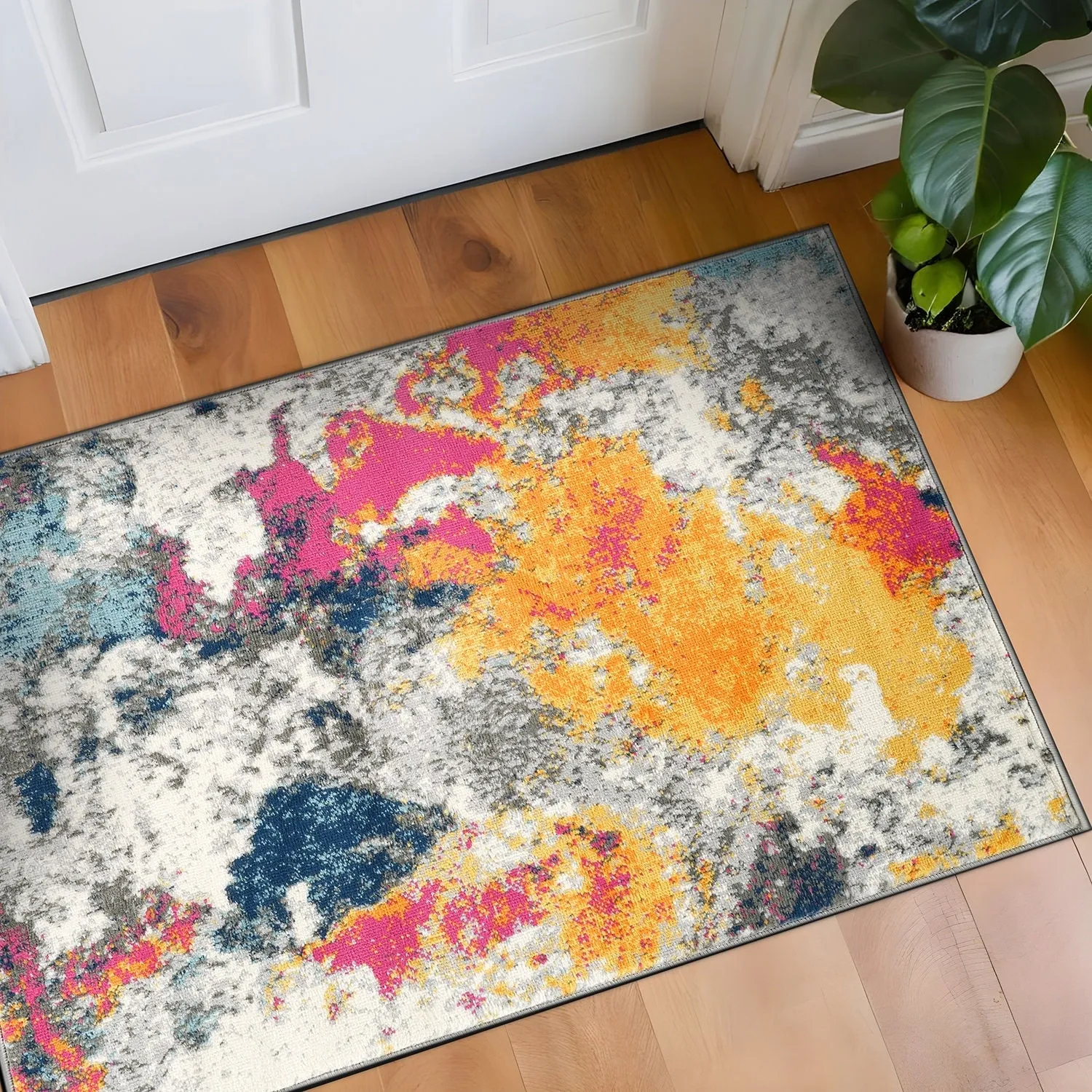 World Rug Gallery Abstract Contemporary Area Rug
